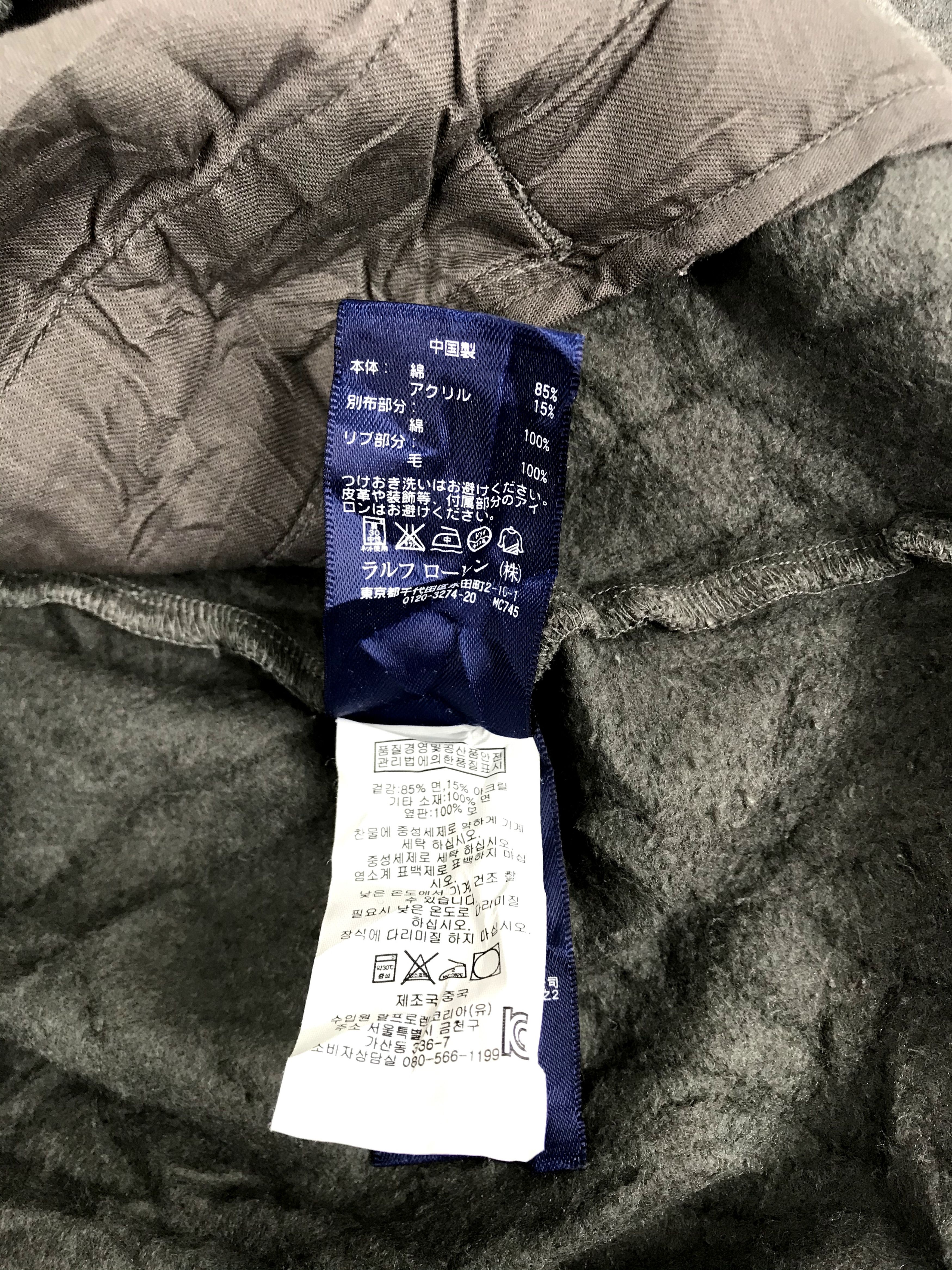 Ralph Lauren Vintage Ralph Lauren Sweatshirt Jacket Thin Sherpa Inner Size S / US 4 / IT 40 - 6 Thumbnail