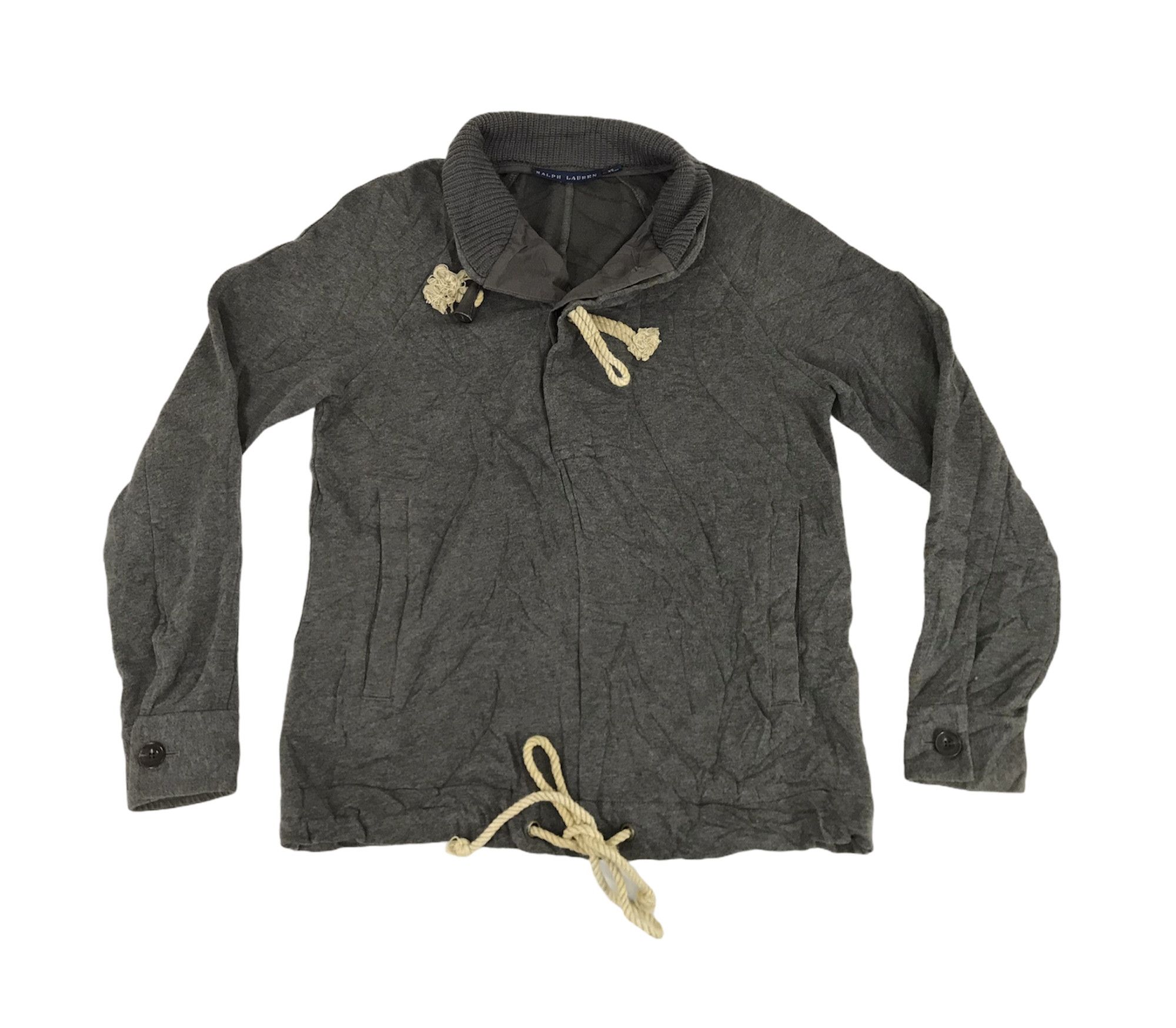 Ralph Lauren Vintage Ralph Lauren Sweatshirt Jacket Thin Sherpa Inner Size S / US 4 / IT 40 - 1 Thumbnail