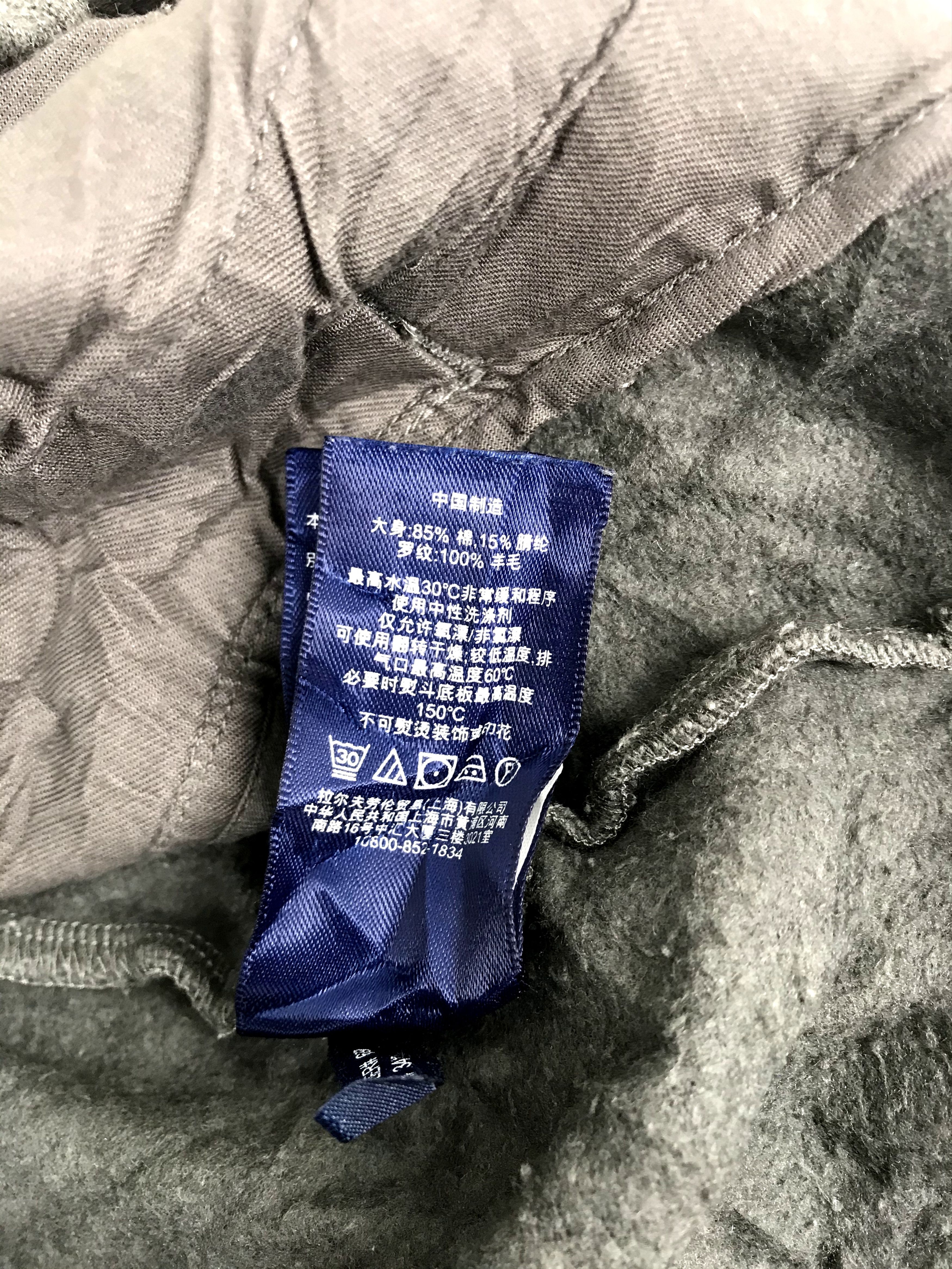 Ralph Lauren Vintage Ralph Lauren Sweatshirt Jacket Thin Sherpa Inner Size S / US 4 / IT 40 - 8 Thumbnail