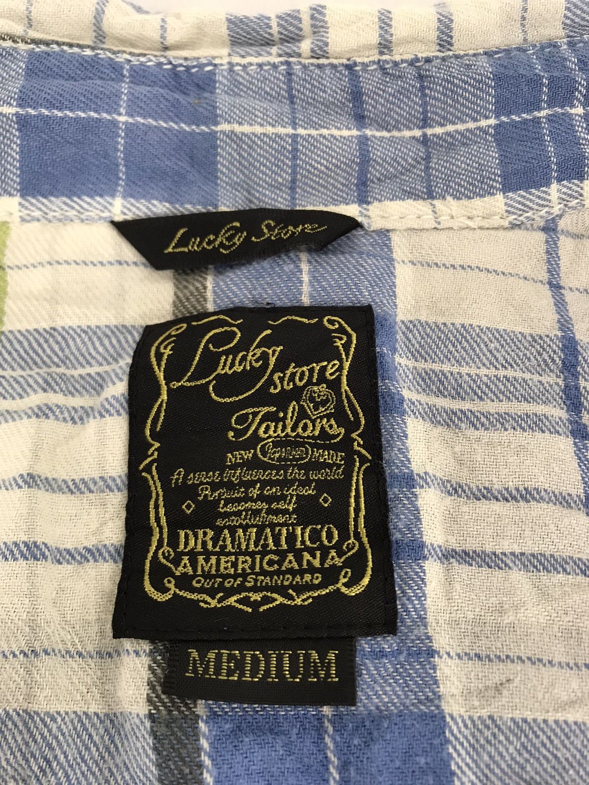 Japanese Brand Lucky Store Tailor Dramatico American Button Down Shirt Size US M / EU 48-50 / 2 - 5 Thumbnail