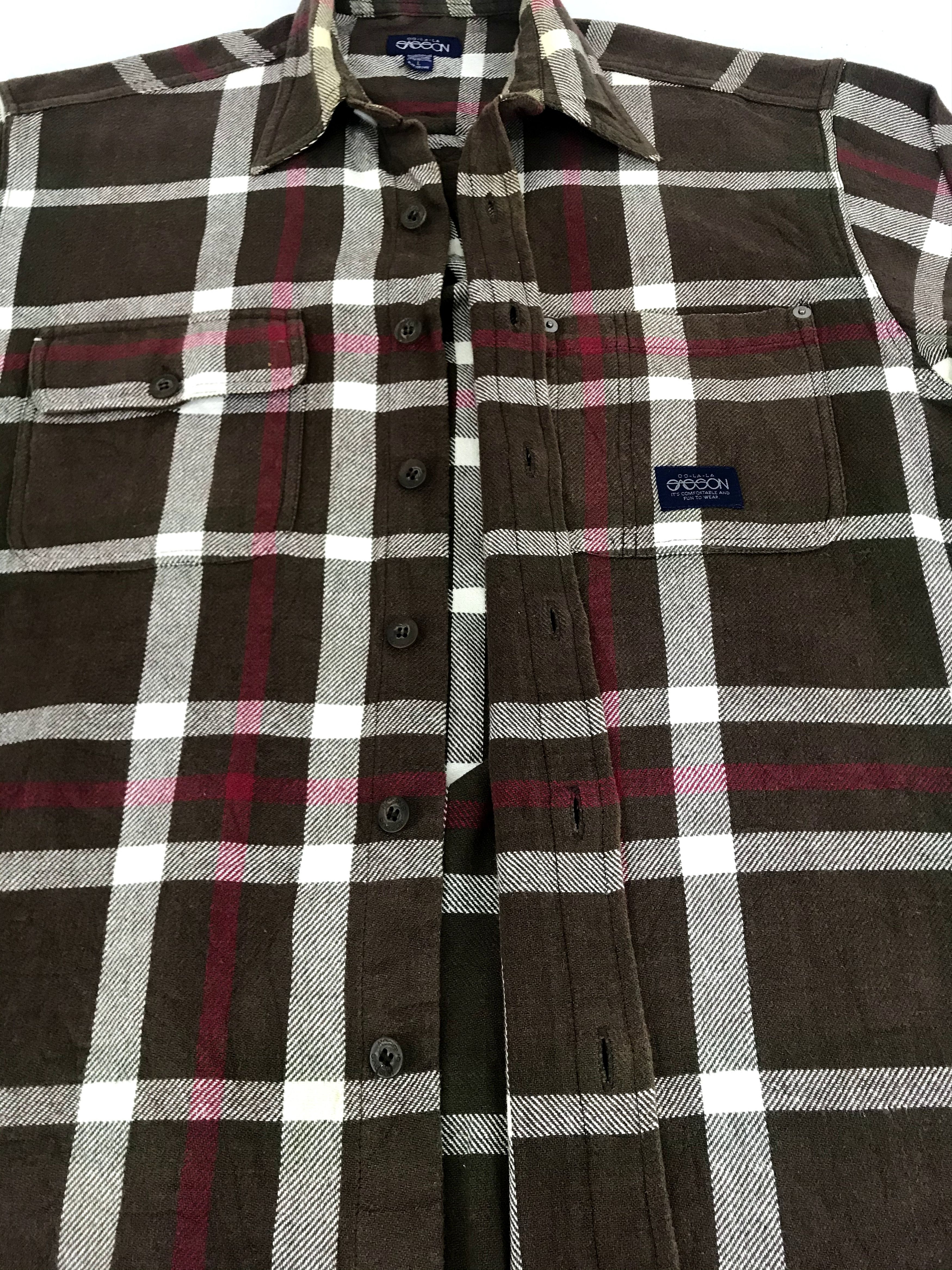 Flannel Vintage Oo La La Sasson Flannel Thick Shirt Button Down Size US XL / EU 56 / 4 - 3 Thumbnail