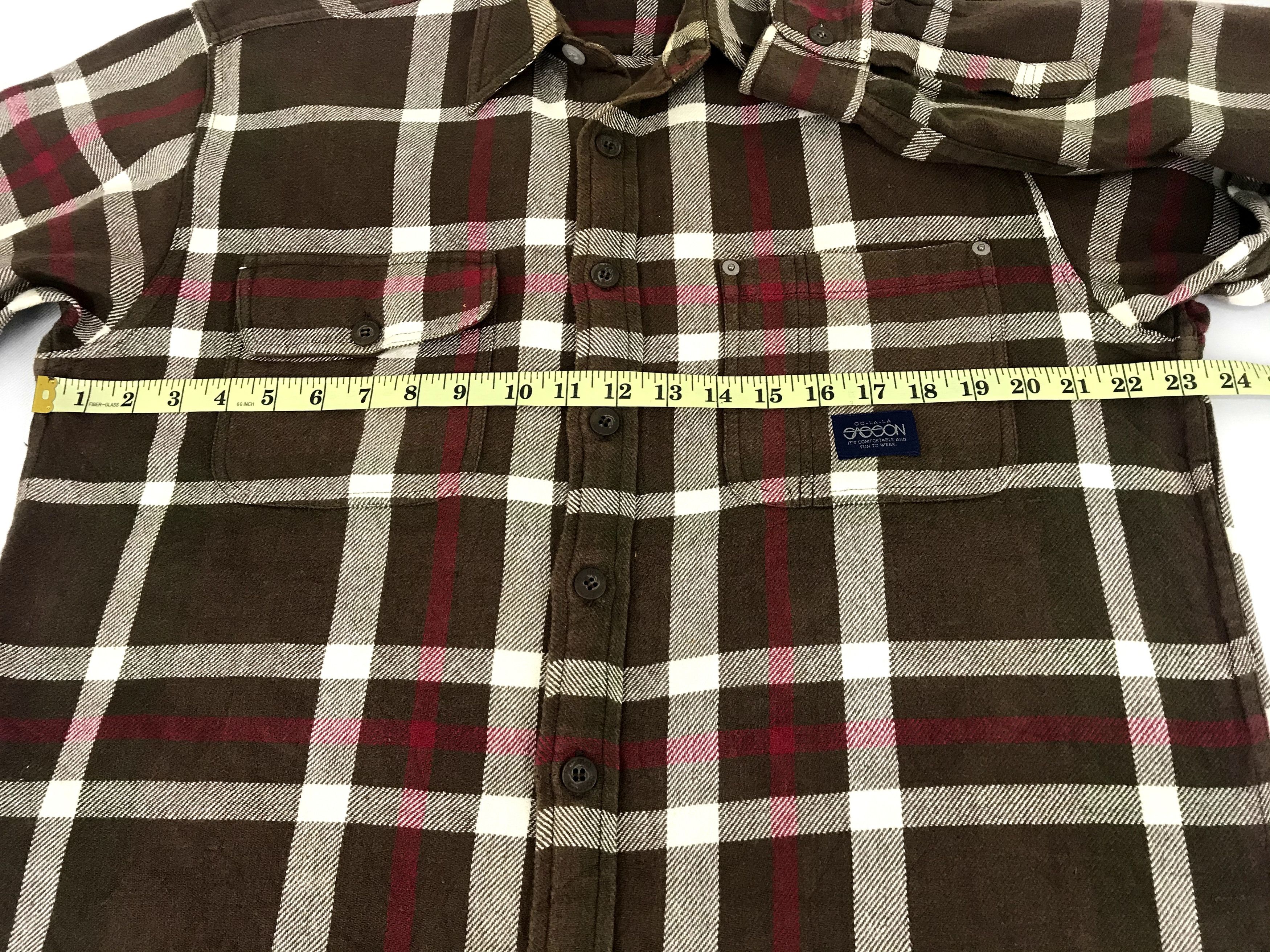 Flannel Vintage Oo La La Sasson Flannel Thick Shirt Button Down Size US XL / EU 56 / 4 - 10 Thumbnail