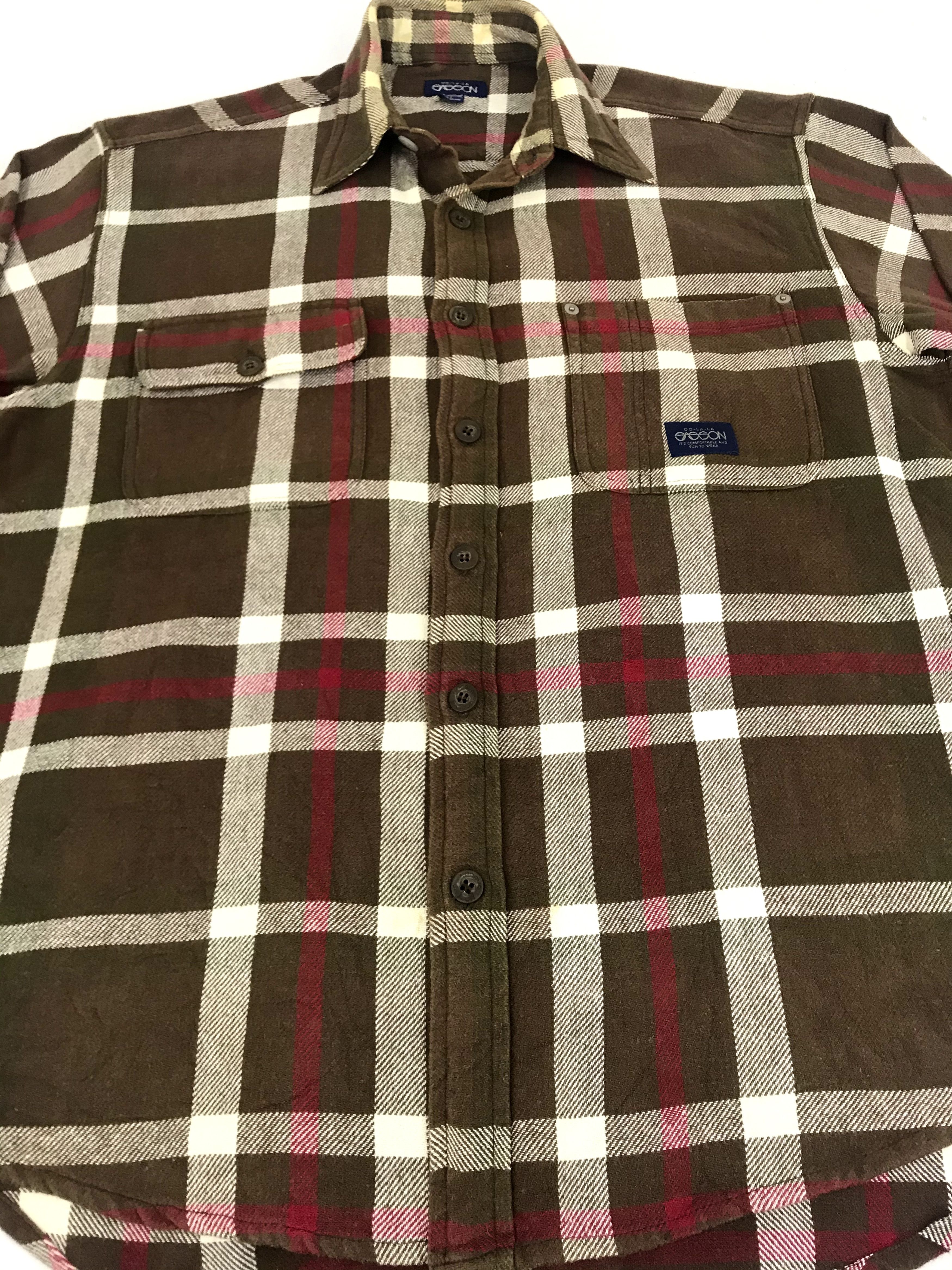 Flannel Vintage Oo La La Sasson Flannel Thick Shirt Button Down Size US XL / EU 56 / 4 - 2 Thumbnail