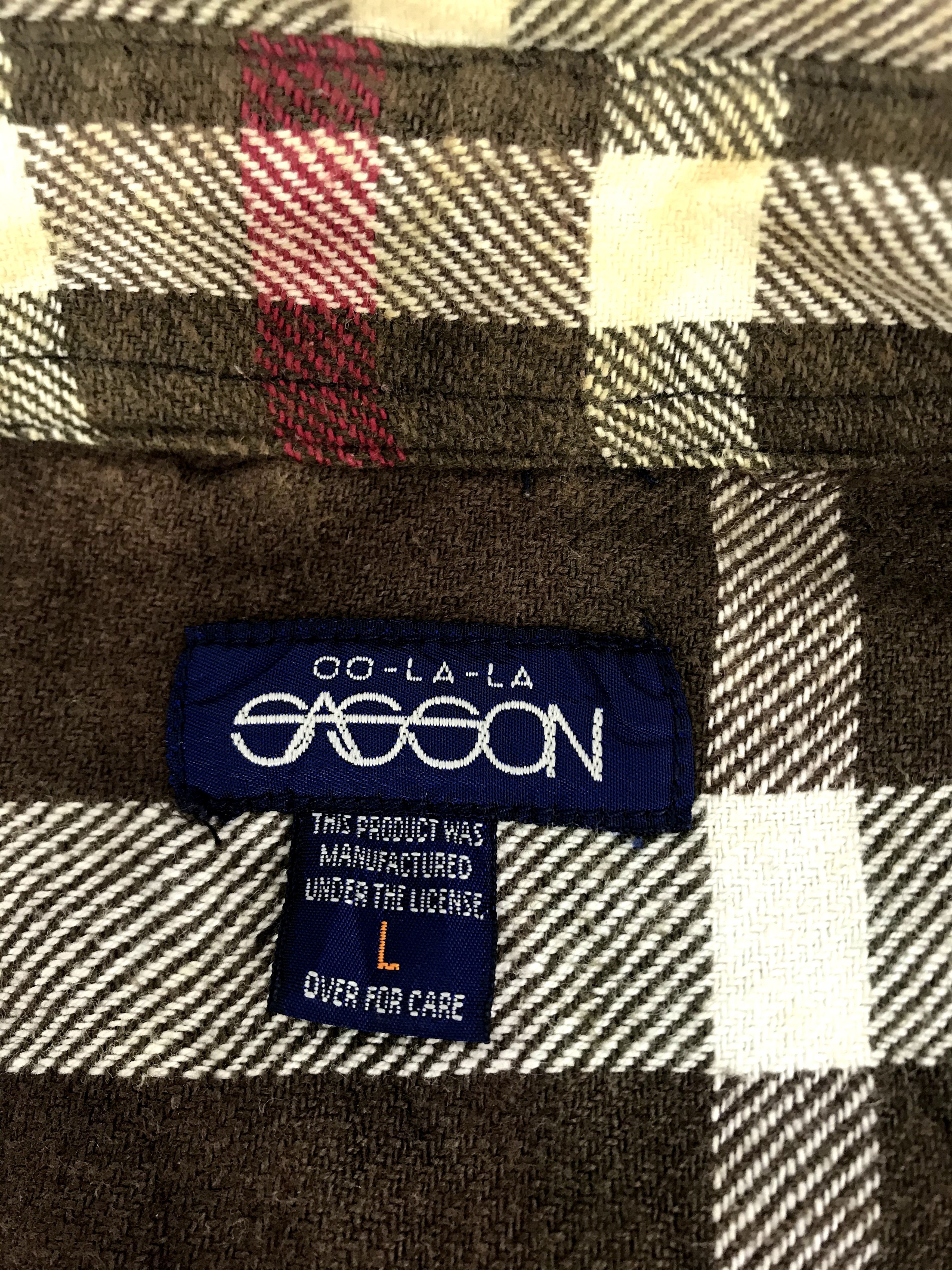 Flannel Vintage Oo La La Sasson Flannel Thick Shirt Button Down Size US XL / EU 56 / 4 - 5 Thumbnail