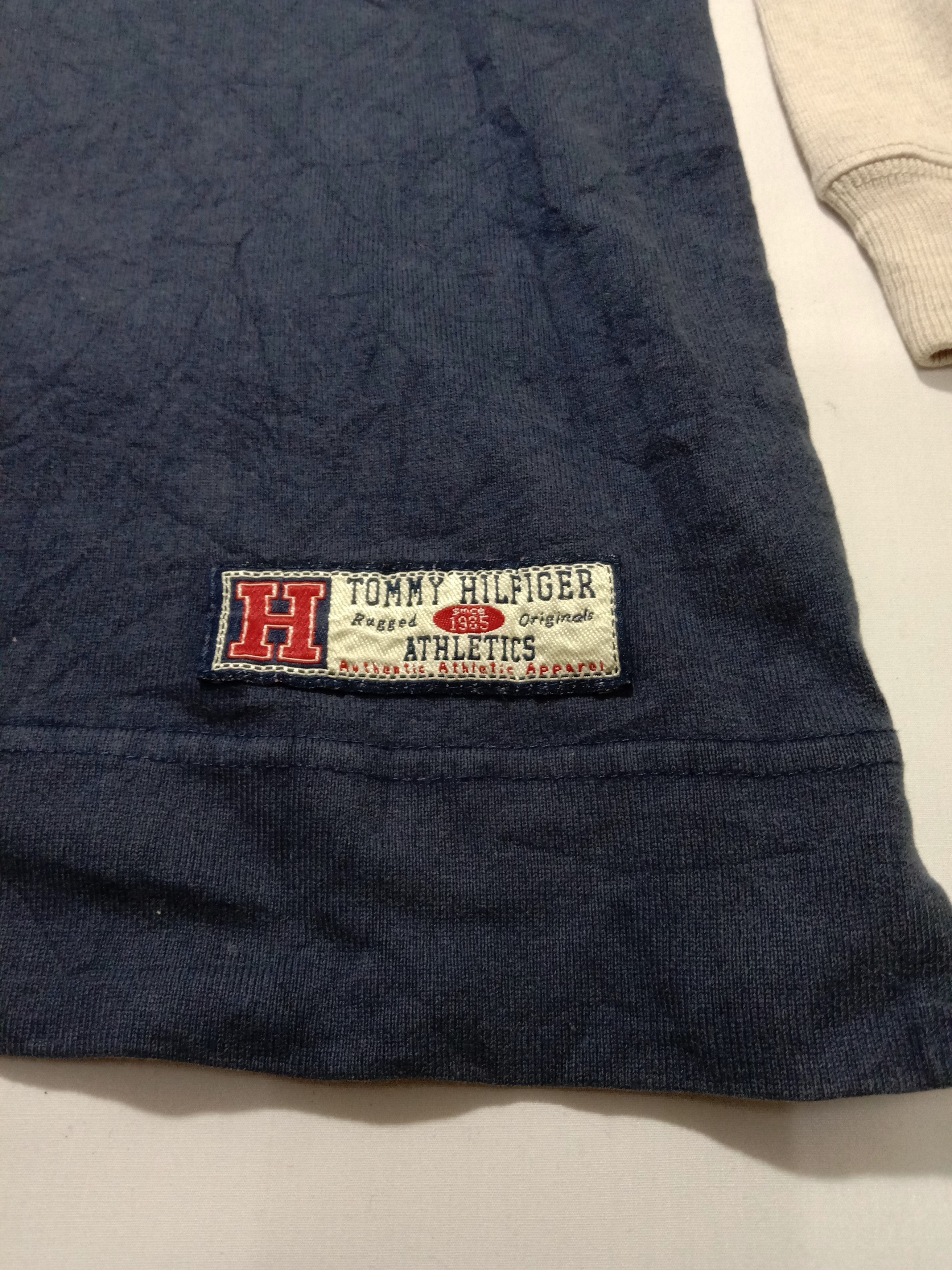 Tommy Hilfiger × Vintage Tommy Hilfiger Rugby Sweatshirt Hilfiger 088 Athletics Size US L / EU 52-54 / 3 - 8 Thumbnail