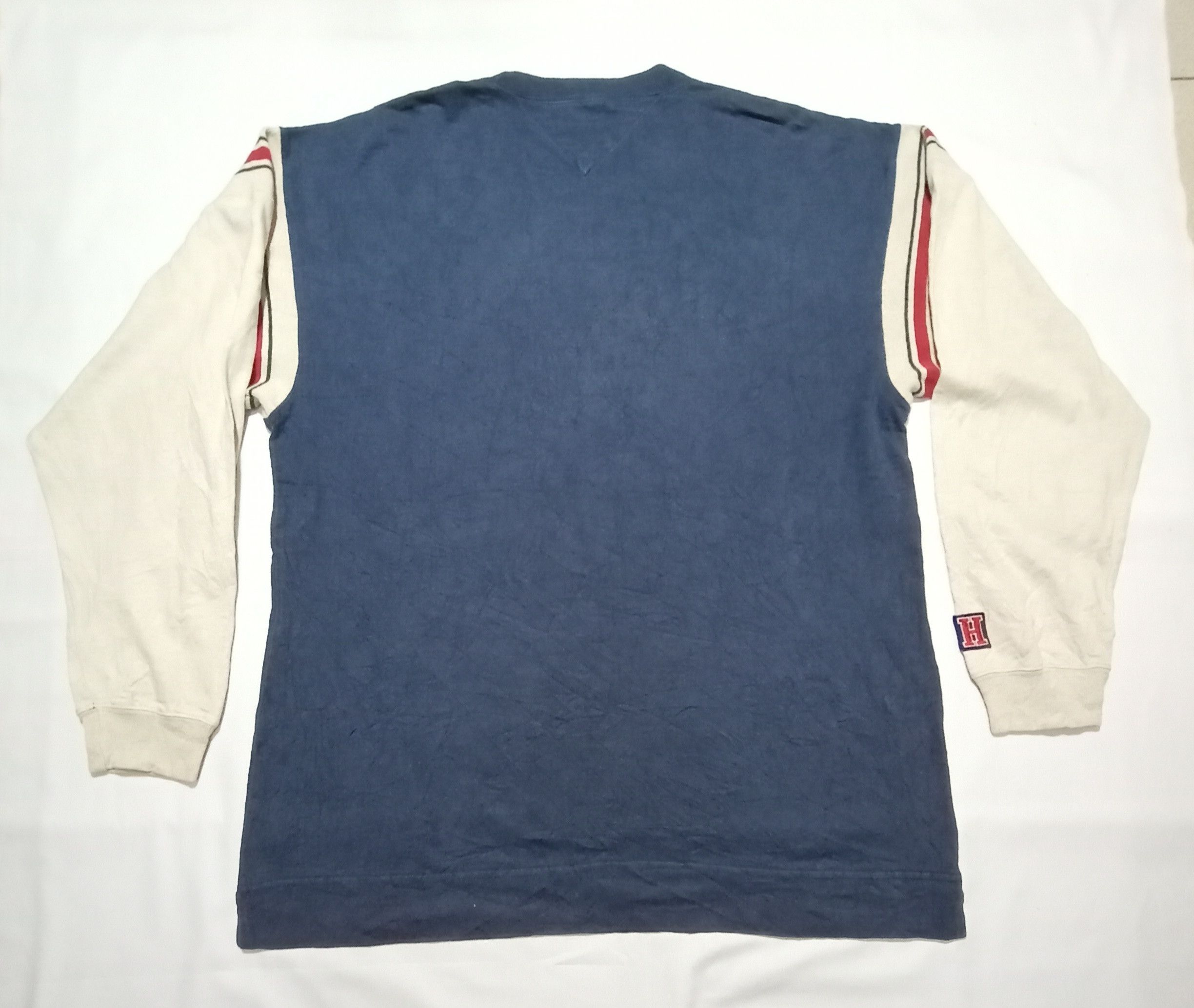 Tommy Hilfiger × Vintage Tommy Hilfiger Rugby Sweatshirt Hilfiger 088 Athletics Size US L / EU 52-54 / 3 - 5 Thumbnail