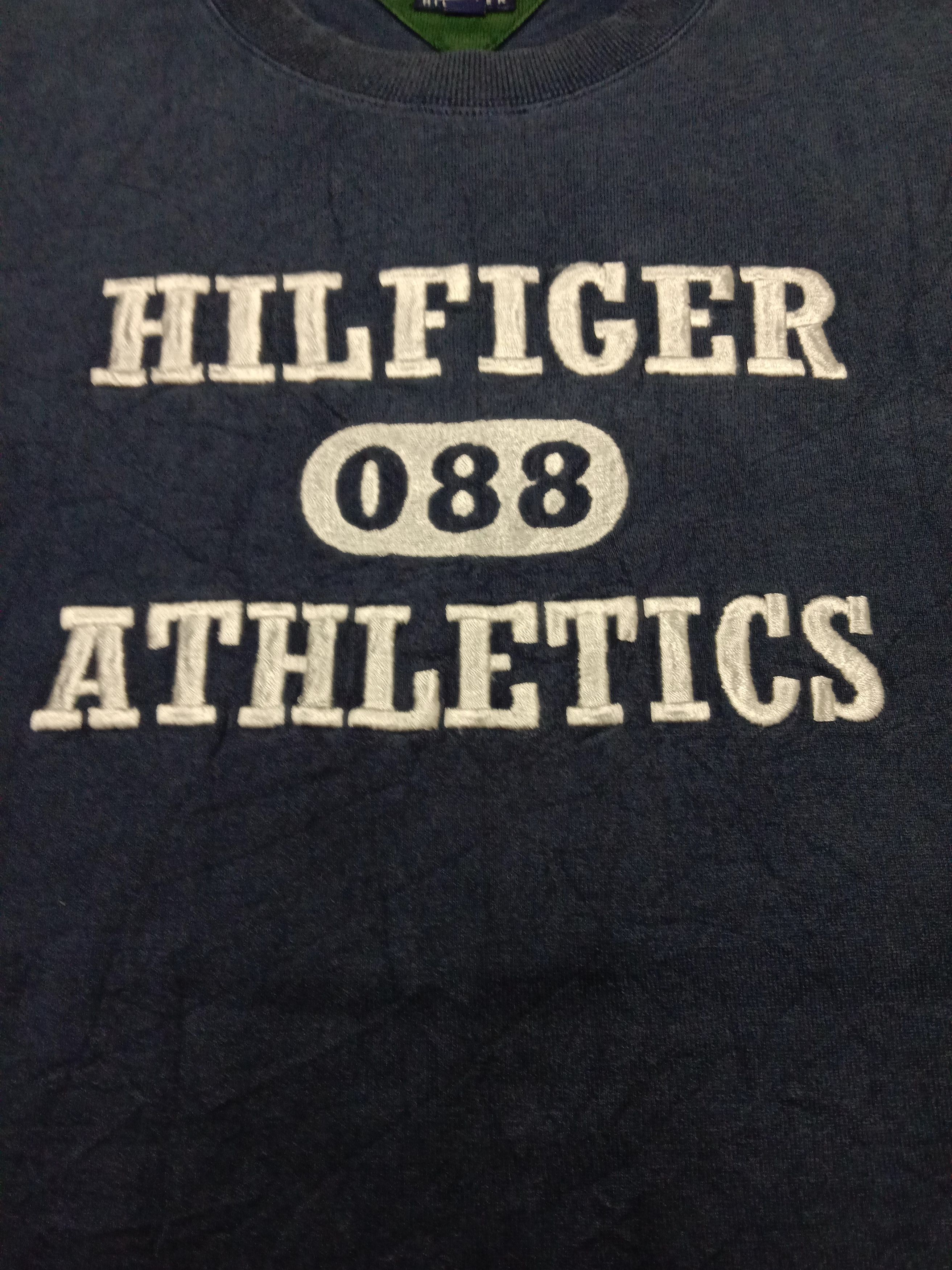 Tommy Hilfiger × Vintage Tommy Hilfiger Rugby Sweatshirt Hilfiger 088 Athletics Size US L / EU 52-54 / 3 - 7 Thumbnail