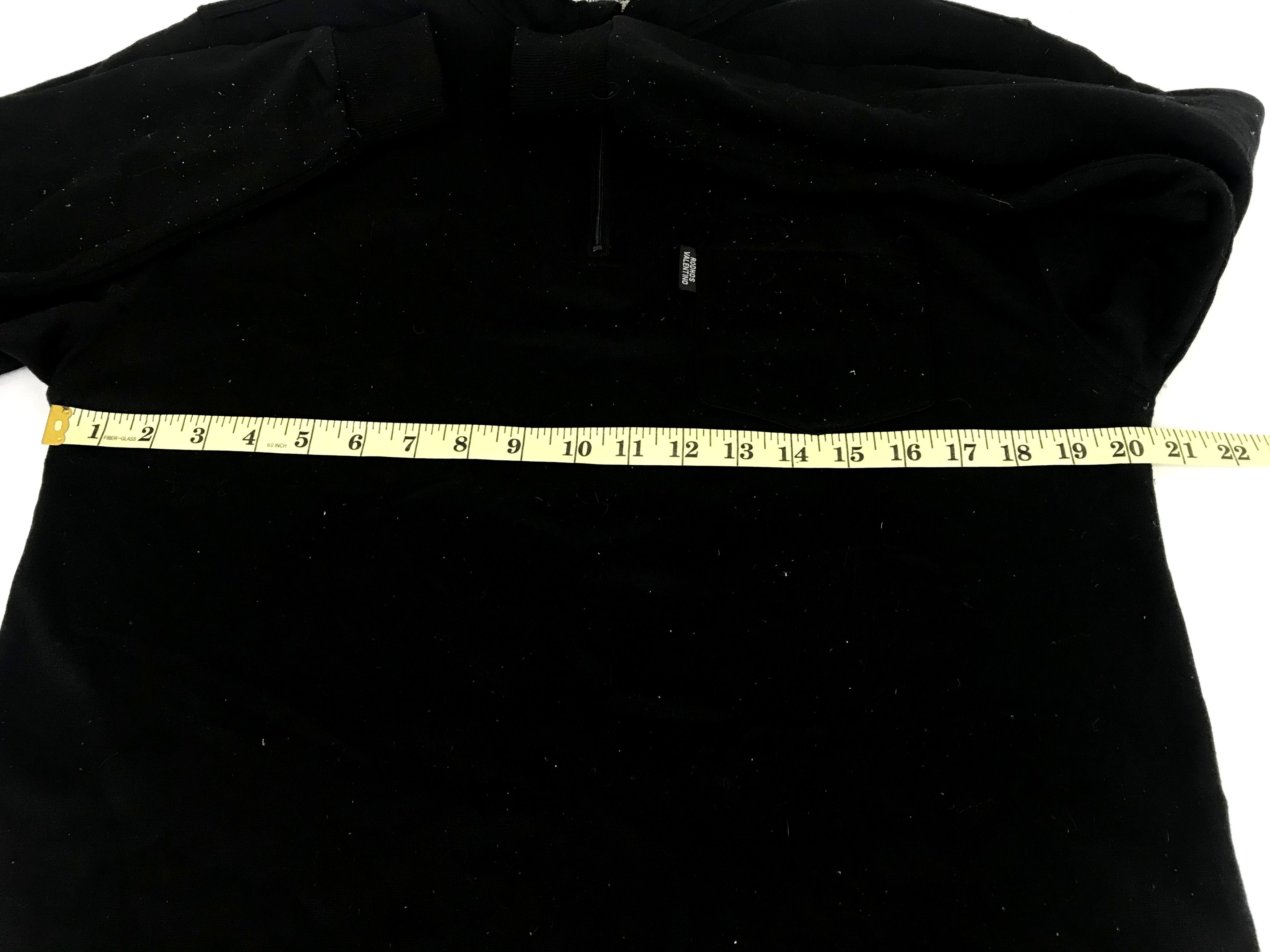 Vintage Rodhos Valentino Sherpa Inner Sweatshirt Pull Over