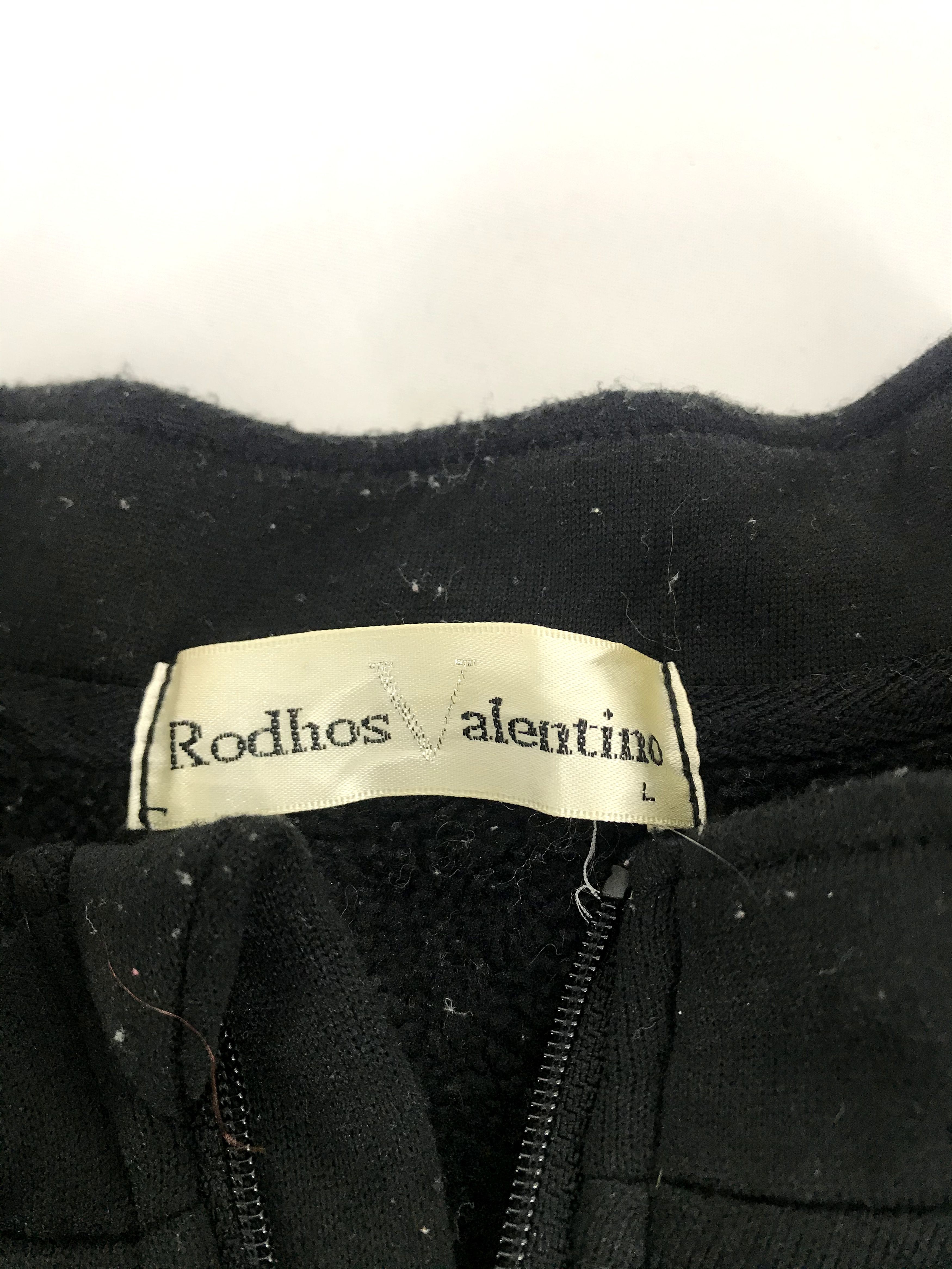 Vintage Rodhos Valentino Sherpa Inner Sweatshirt Pull Over