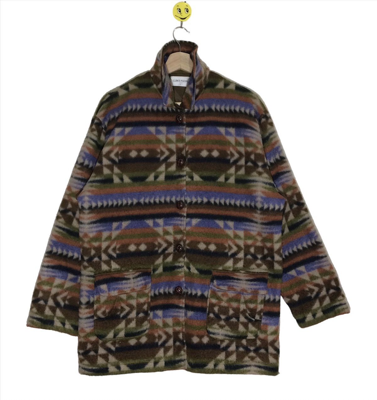 Aztech Mountain × Clover Canyon Vintage Clover Pigeon Fleece Jacket Navajo Mountain Size US L / EU 52-54 / 3 - 1 Thumbnail