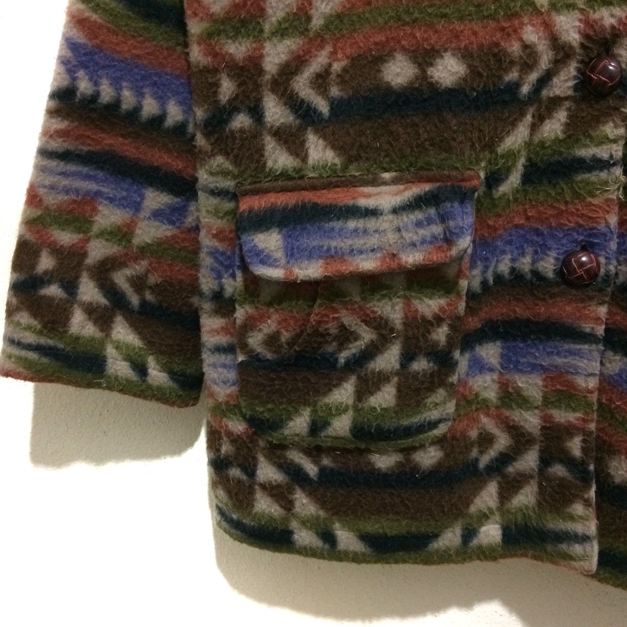 Aztech Mountain × Clover Canyon Vintage Clover Pigeon Fleece Jacket Navajo Mountain Size US L / EU 52-54 / 3 - 4 Thumbnail