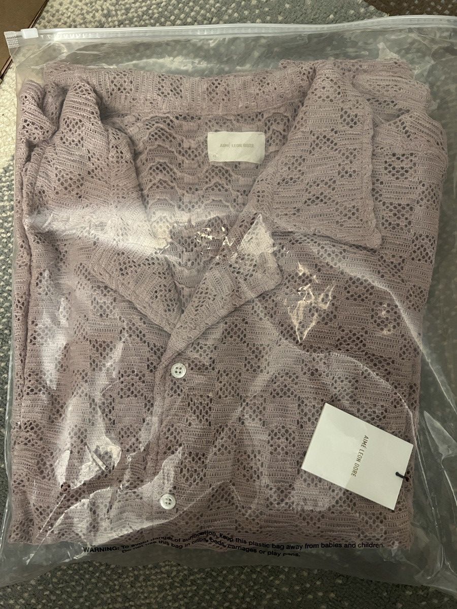 Aime Leon Dore NEW Aime Leon Dore ALD / Rico Shirt Violet Ice XL pink Size US XL / EU 56 / 4 - 3 Thumbnail