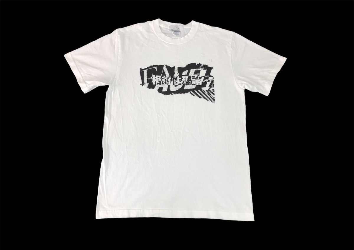 image of Vintage Facetasm Spell Out T-Shirt Tee in White, Men's (Size XL)