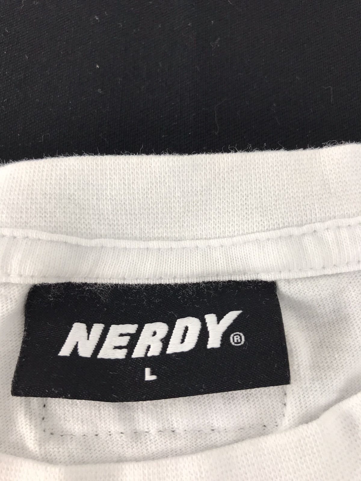 Japanese Brand Nerdy Worldwide Spell Out Tee Fits Size L XL Size US L / EU 52-54 / 3 - 4 Thumbnail