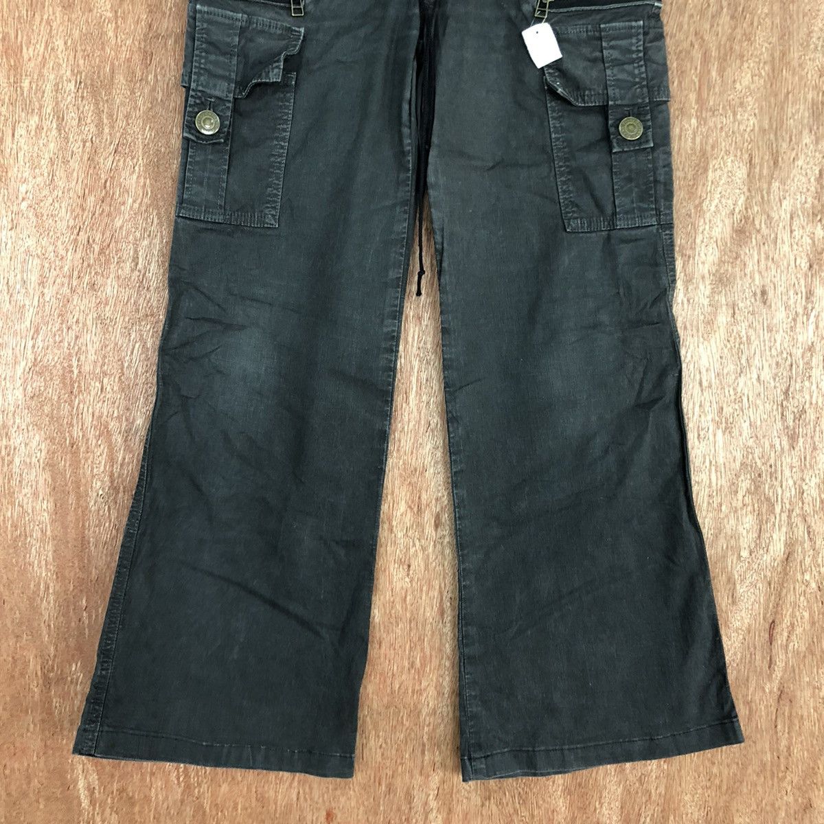 Japanese Brand DL Pinky & Dianne girl multipocket cargo utility pants #2045 Size 28" / US 6 / IT 42 - 3 Thumbnail