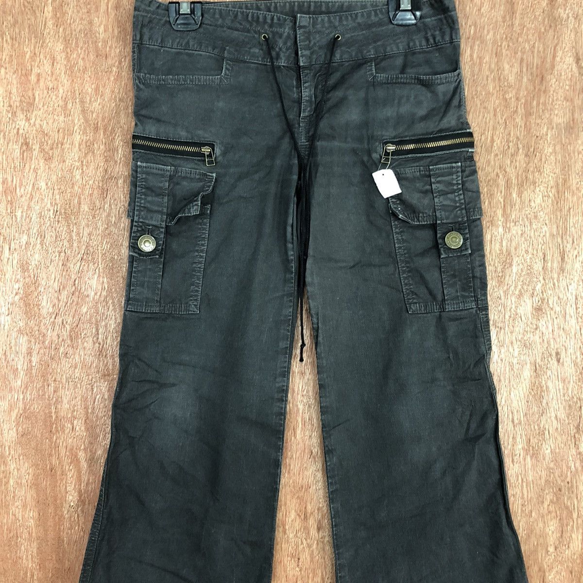 Japanese Brand DL Pinky & Dianne girl multipocket cargo utility pants #2045 Size 28" / US 6 / IT 42 - 4 Thumbnail
