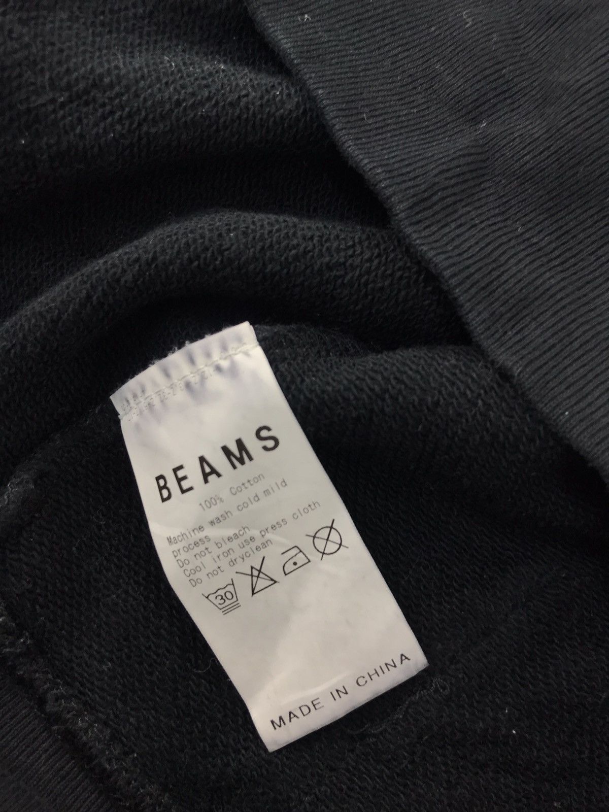Beams Plus × Japanese Brand Beams Black Hearted Humours Hoodies Big Printed Logo Design Size US M / EU 48-50 / 2 - 6 Thumbnail