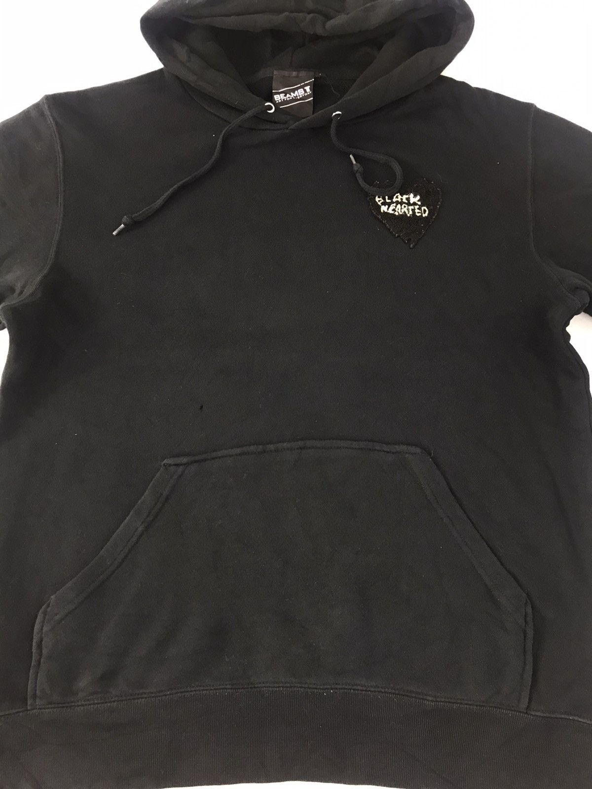 Beams Plus × Japanese Brand Beams Black Hearted Humours Hoodies Big Printed Logo Design Size US M / EU 48-50 / 2 - 4 Thumbnail