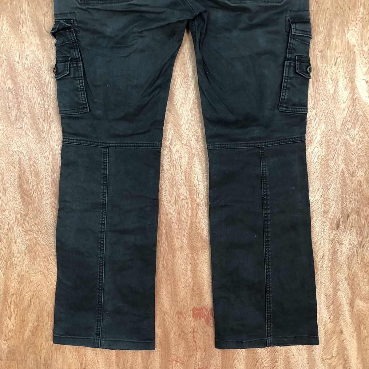 Japanese Brand DL Nicole Black Multipocket Tactical Cargo Pants #2040 Size 34" / US 12 / IT 48 - 12 Thumbnail