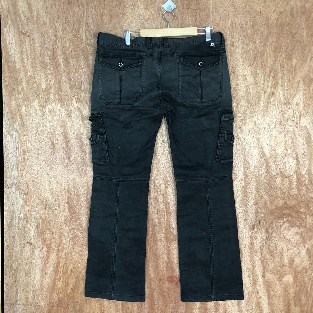 Japanese Brand DL Nicole Black Multipocket Tactical Cargo Pants #2040 Size 34" / US 12 / IT 48 - 10 Thumbnail