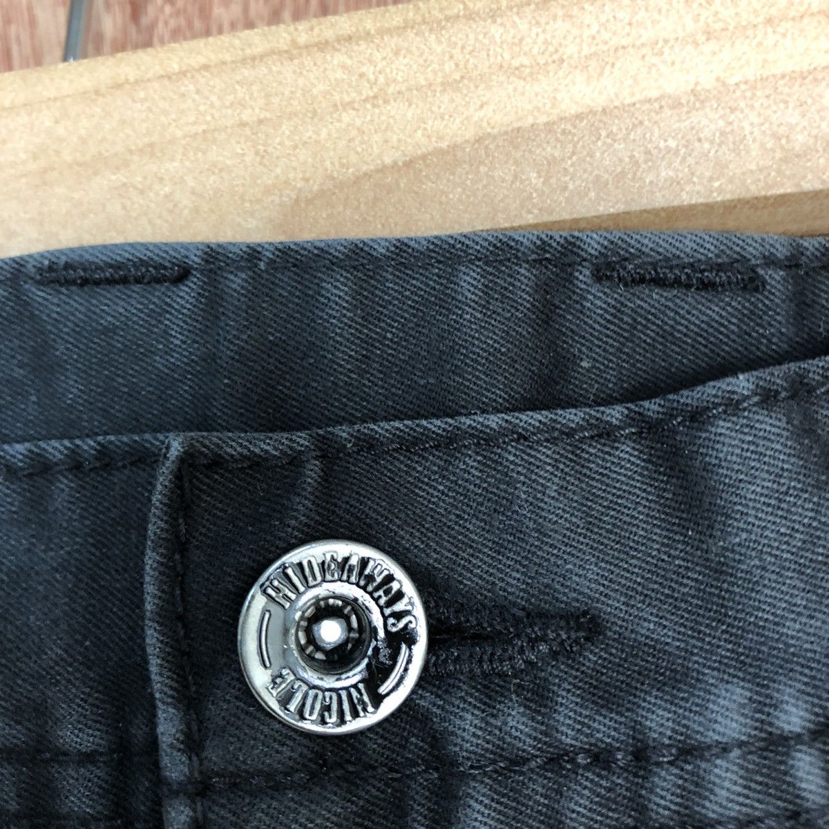 Japanese Brand DL Nicole Black Multipocket Tactical Cargo Pants #2040 Size 34" / US 12 / IT 48 - 8 Thumbnail