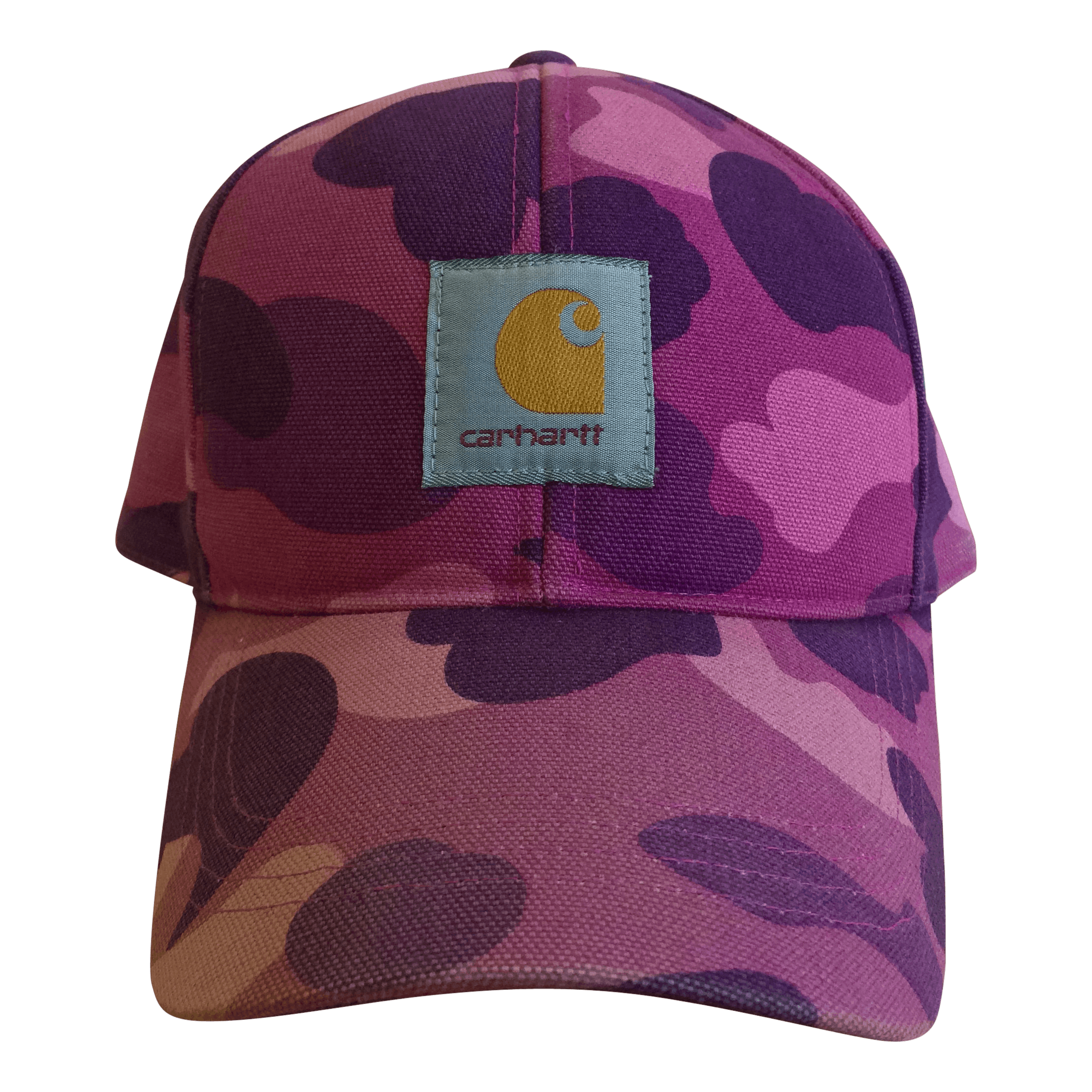 image of F/w 2006 Bape x Carhartt Trucker Hat in Purple Camo, Men's