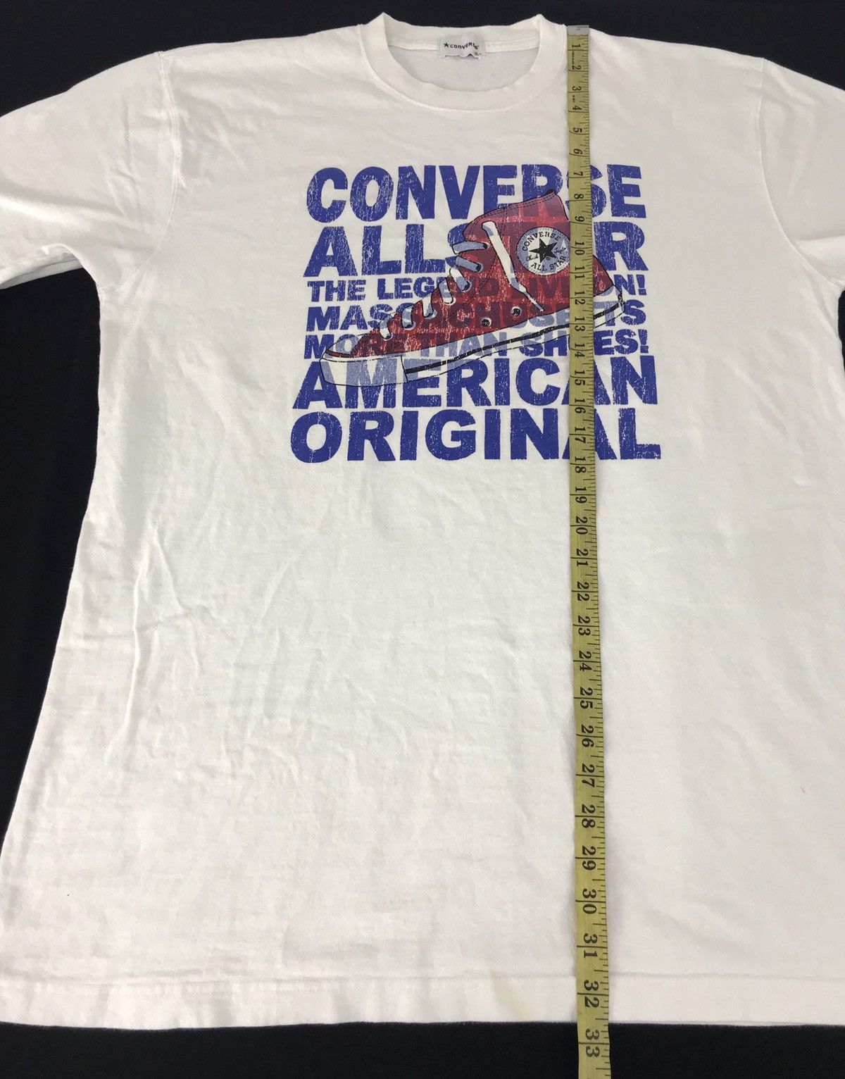 Converse × Vintage Vintage Converse All Star Big Shoe Logo Tee Printed Size US XL / EU 56 / 4 - 8 Thumbnail