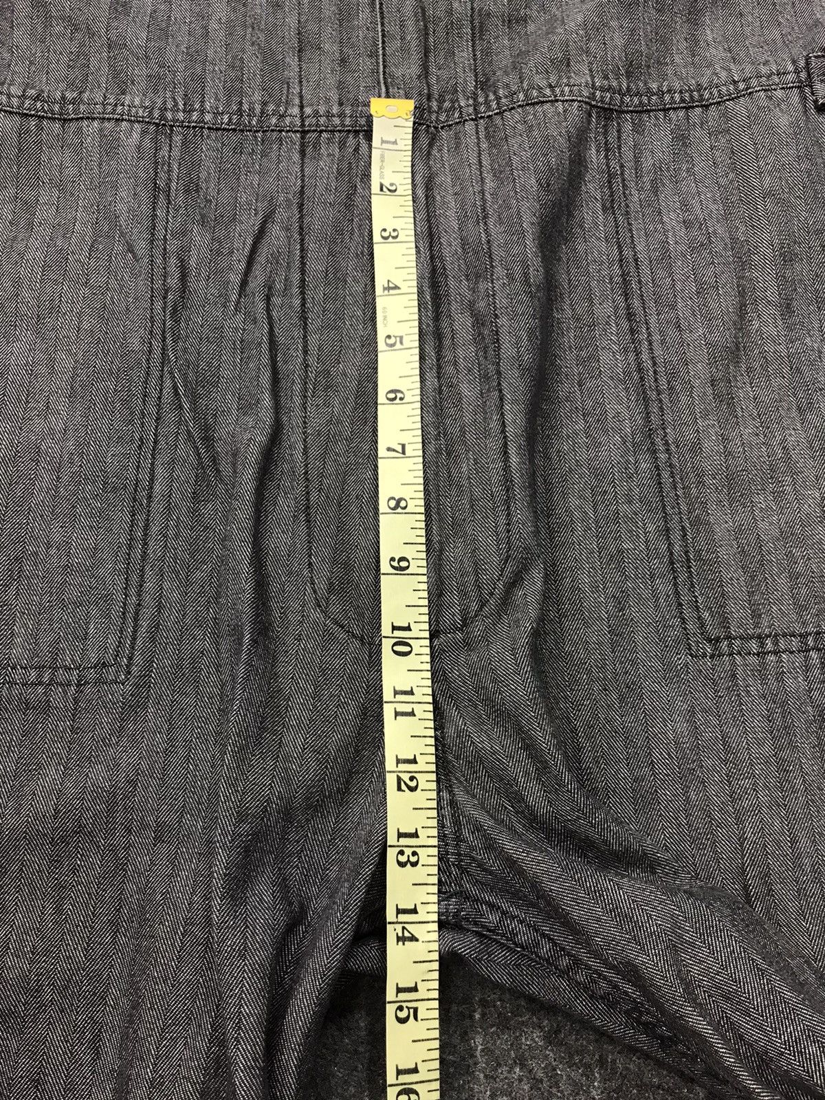 Japanese Brand × Vintage Evenriver Coverall Striped Denim Pant Workwear Carpenter Size US 42 / EU 58 - 14 Thumbnail