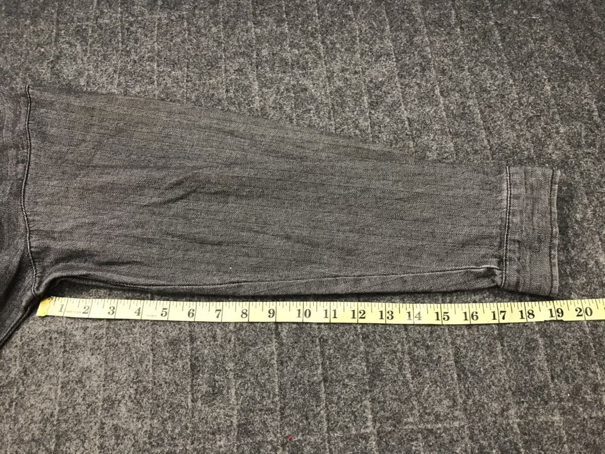 Japanese Brand × Vintage Evenriver Coverall Striped Denim Pant Workwear Carpenter Size US 42 / EU 58 - 13 Thumbnail