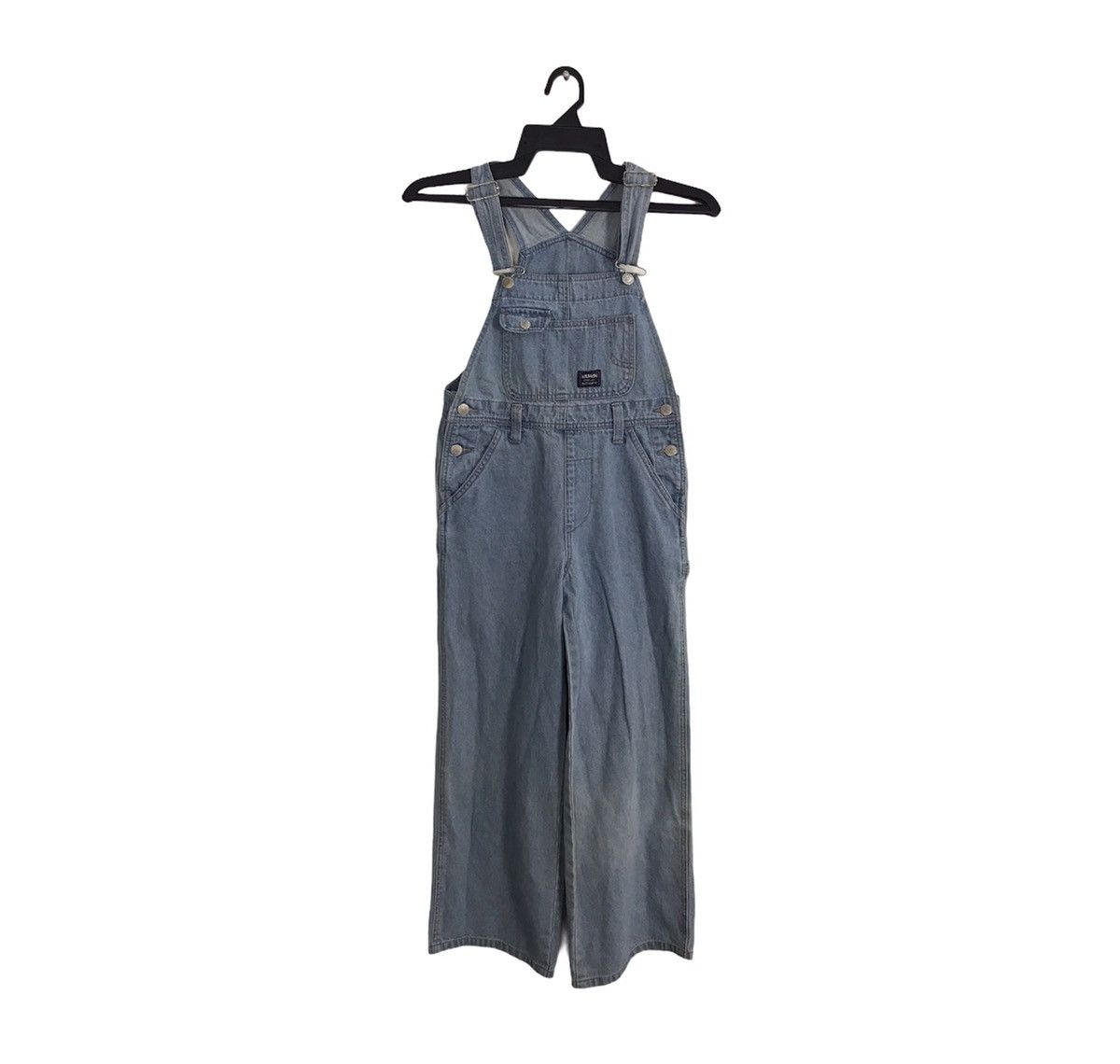 image of Vintage Mini Valman Coverall Unisex Denim Pant Workwear Carpenter in Indigo, Men's (Size 28)