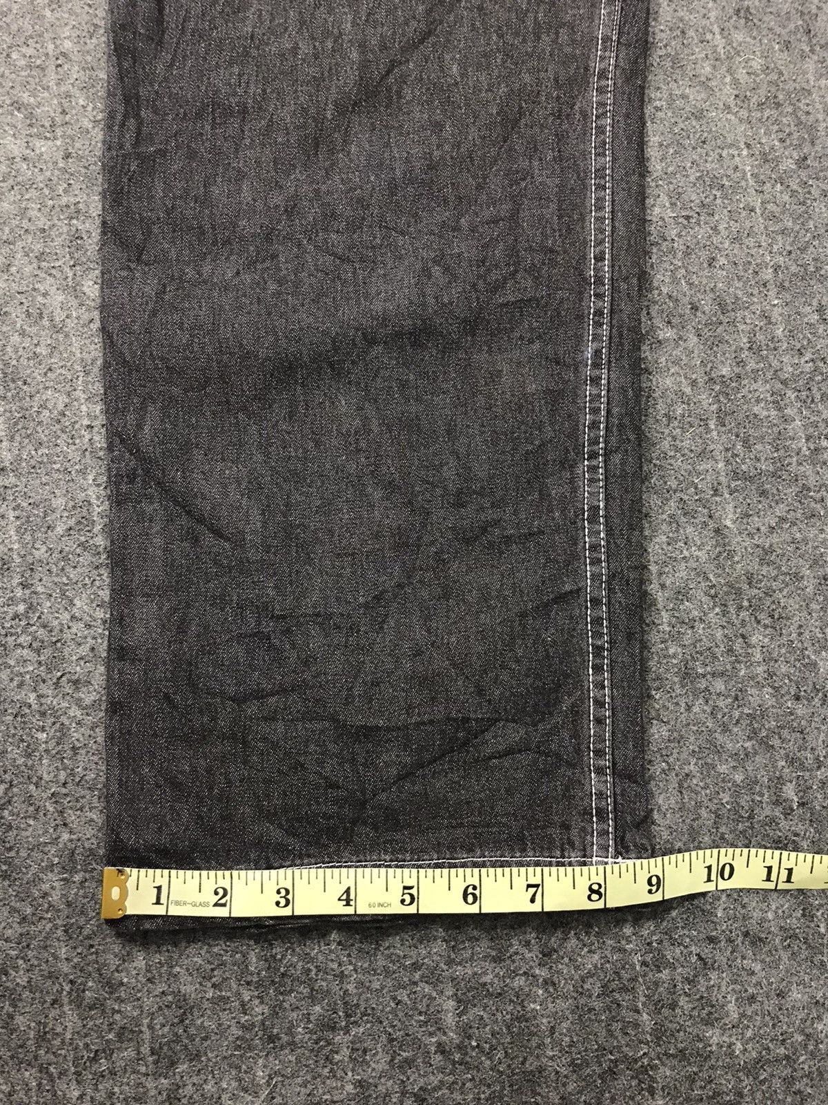 Japanese Brand × Vintage Goo Zen TamaTama Coverall Overall Black Denim Pant Workwear Size US 39 - 15 Thumbnail