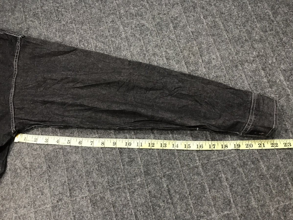 Japanese Brand × Vintage Goo Zen TamaTama Coverall Overall Black Denim Pant Workwear Size US 39 - 12 Thumbnail