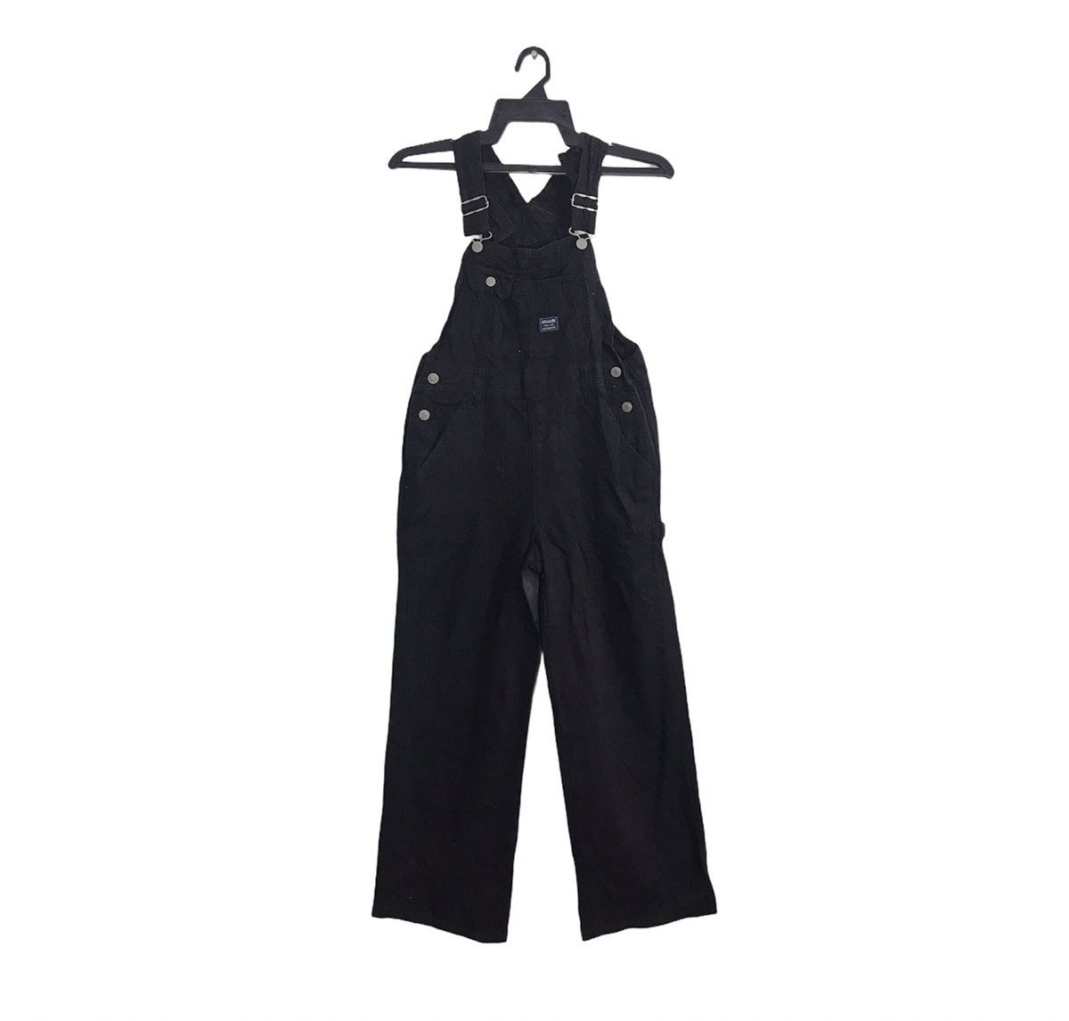 Japanese Brand × Vintage Mini Valman Coverall Black Denim Pant Workwear Carpenter Size US 30 / EU 46 - 1 Thumbnail