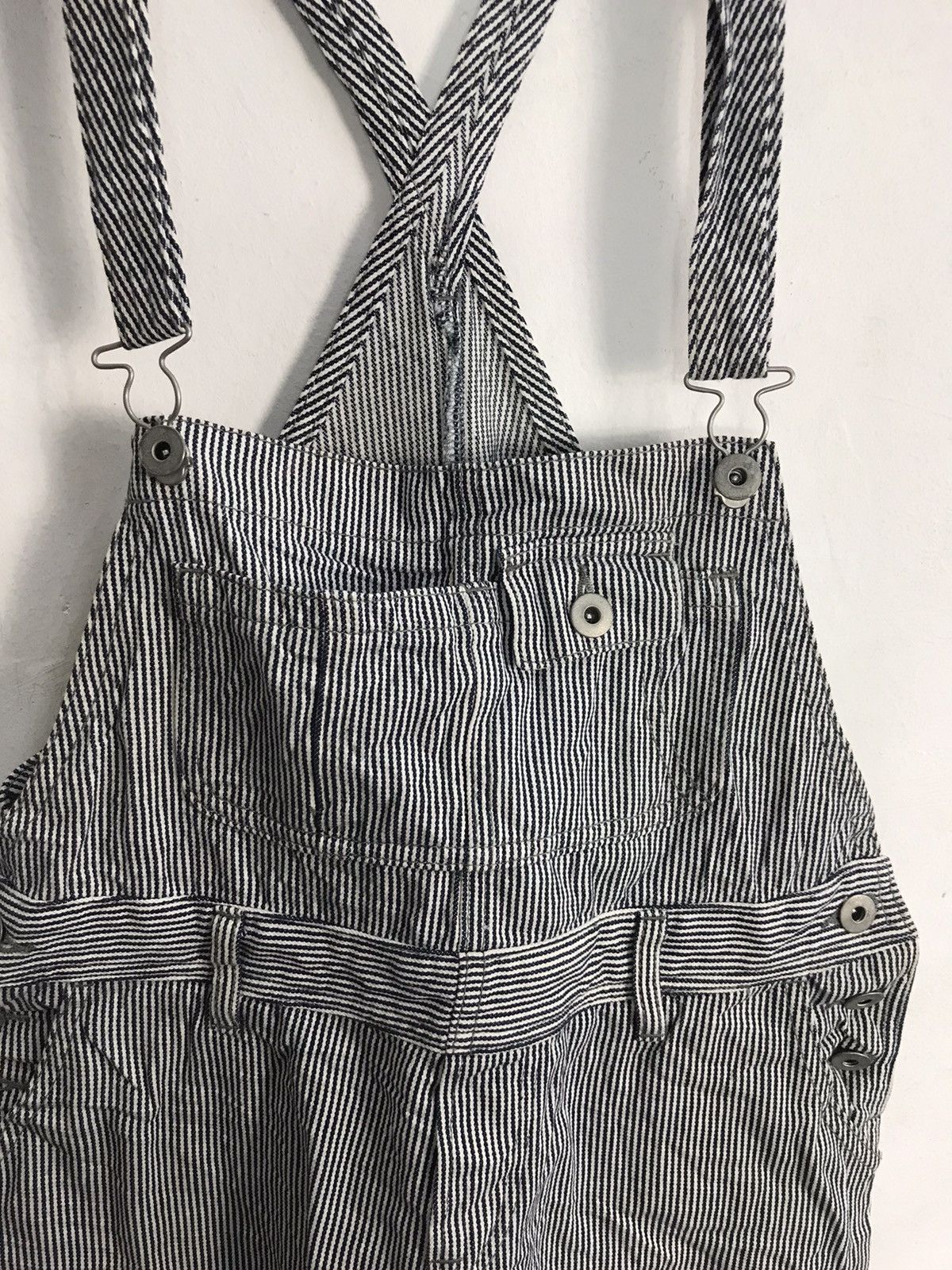 Japanese Brand Hickory Striped Pant Workwear Carpenter Multi pockets Size US 32 / EU 48 - 3 Thumbnail