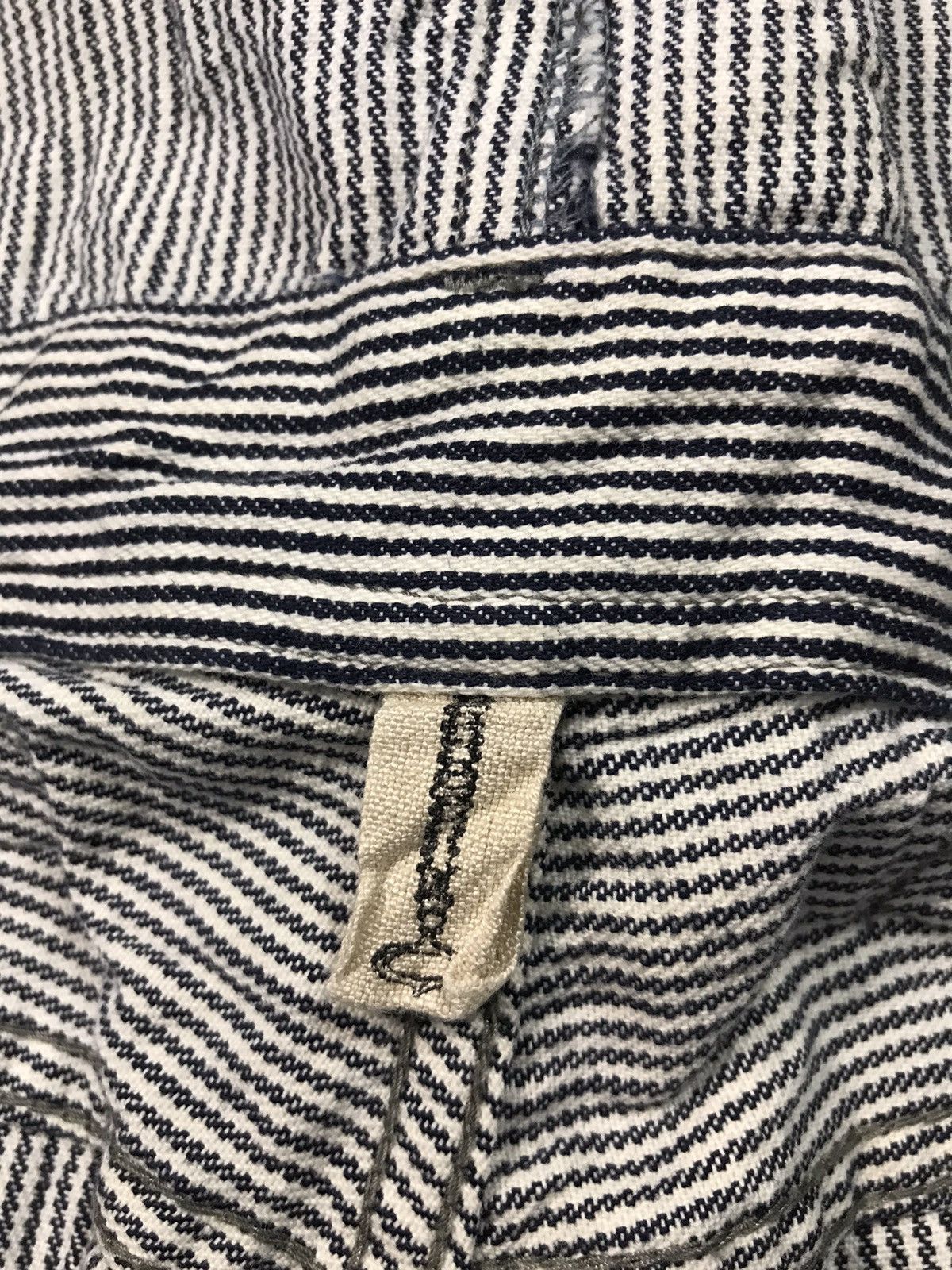 Japanese Brand Hickory Striped Pant Workwear Carpenter Multi pockets Size US 32 / EU 48 - 4 Thumbnail