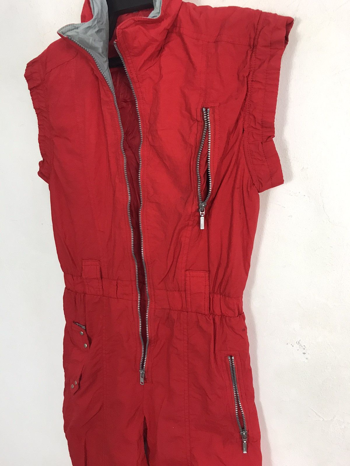 Japanese Brand Spot Sleeveless Coverall Overall Pant Workwear Carpenter Size US 31 - 4 Thumbnail