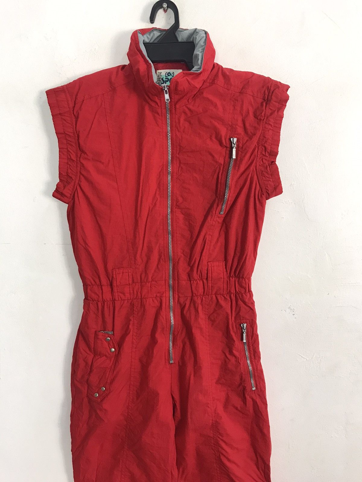 Japanese Brand Spot Sleeveless Coverall Overall Pant Workwear Carpenter Size US 31 - 3 Thumbnail