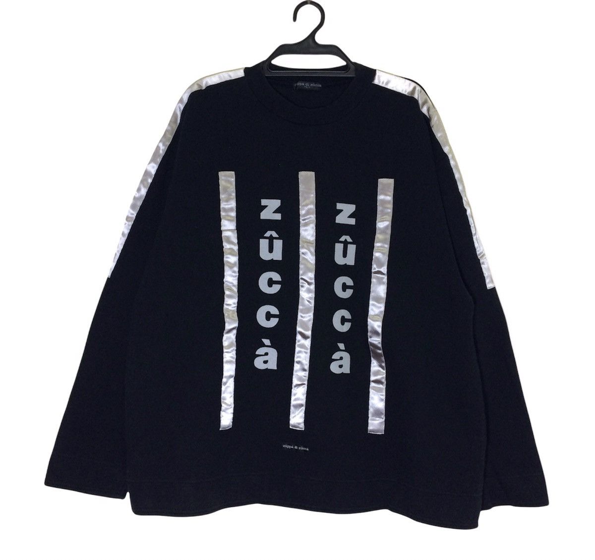 CABANE de ZUCCa Vintage Zûccà Spellout Pullover Zuppa Di Zucca Jumper Size US L / EU 52-54 / 3 - 1 Thumbnail