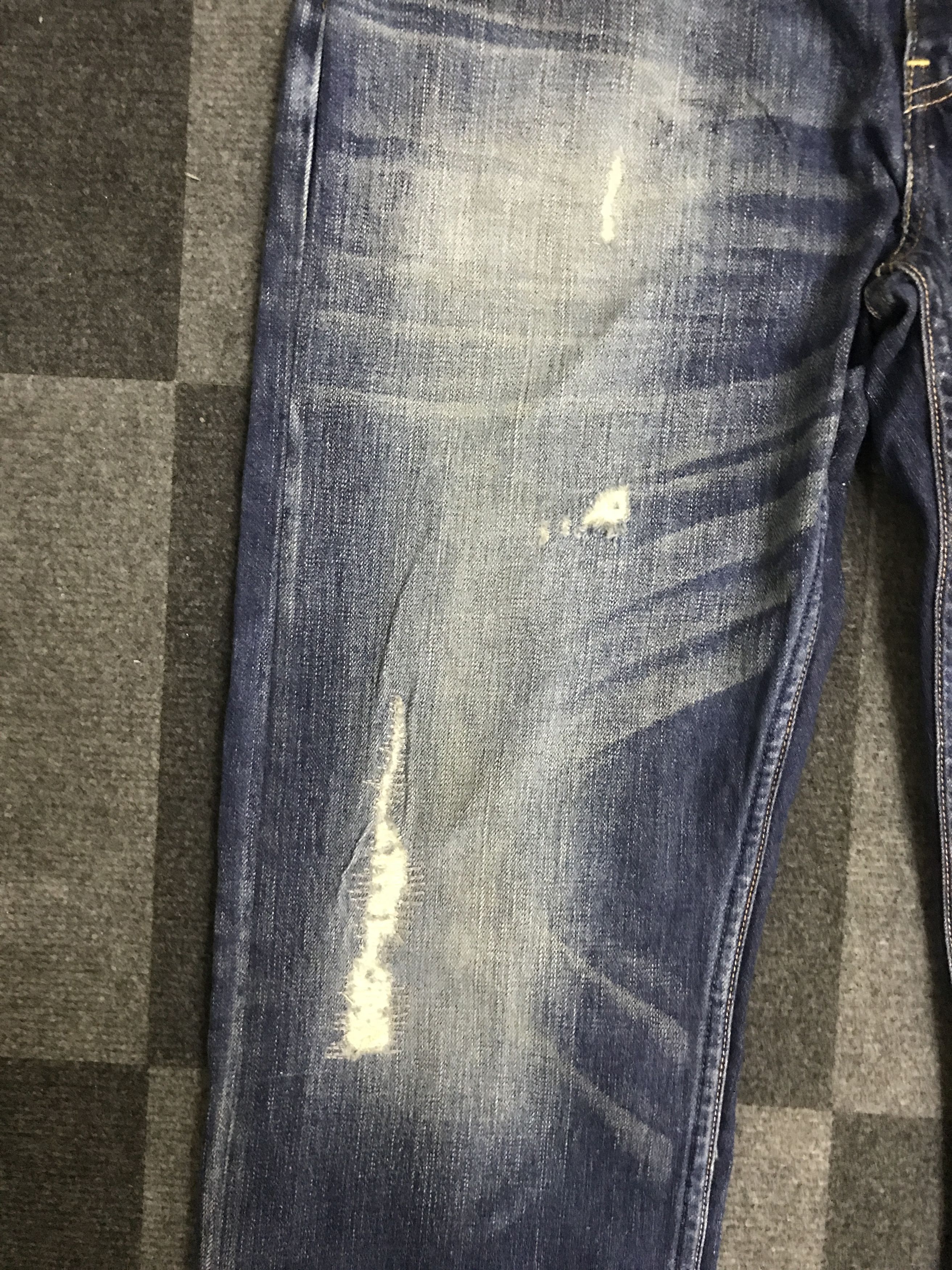 Levi's × Vintage VLEV124-Vtg Levis 505 Custom Distressed Jeans Size US 34 / EU 50 - 6 Thumbnail