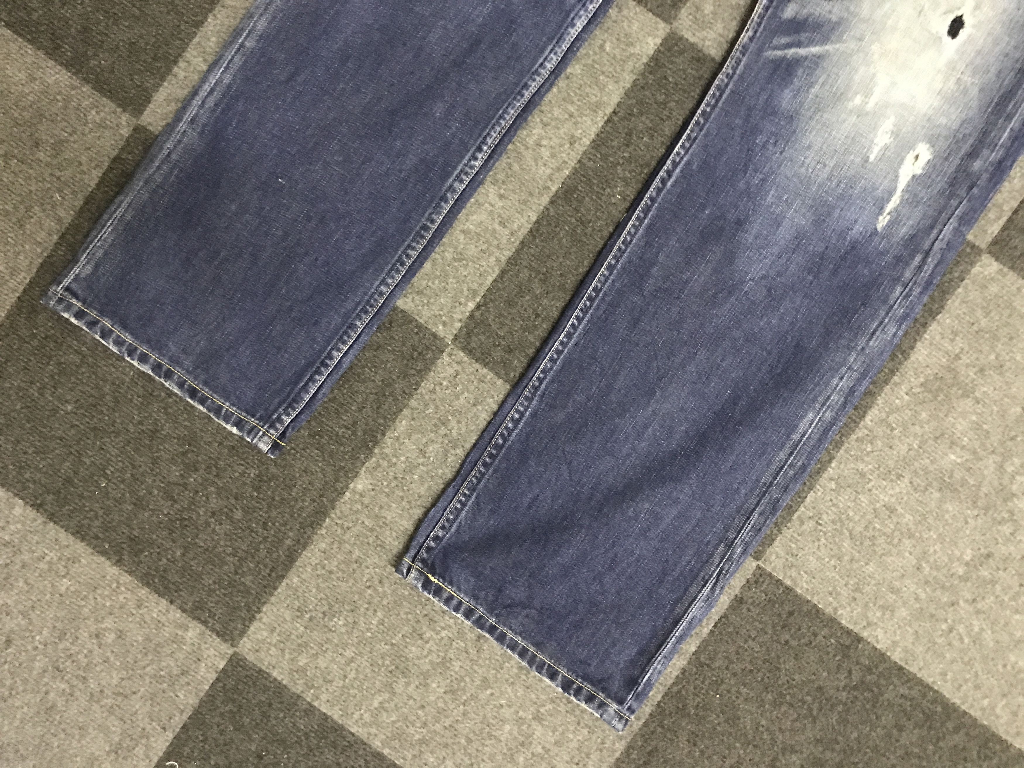 Levi's × Vintage VLEV124-Vtg Levis 505 Custom Distressed Jeans Size US 34 / EU 50 - 4 Thumbnail