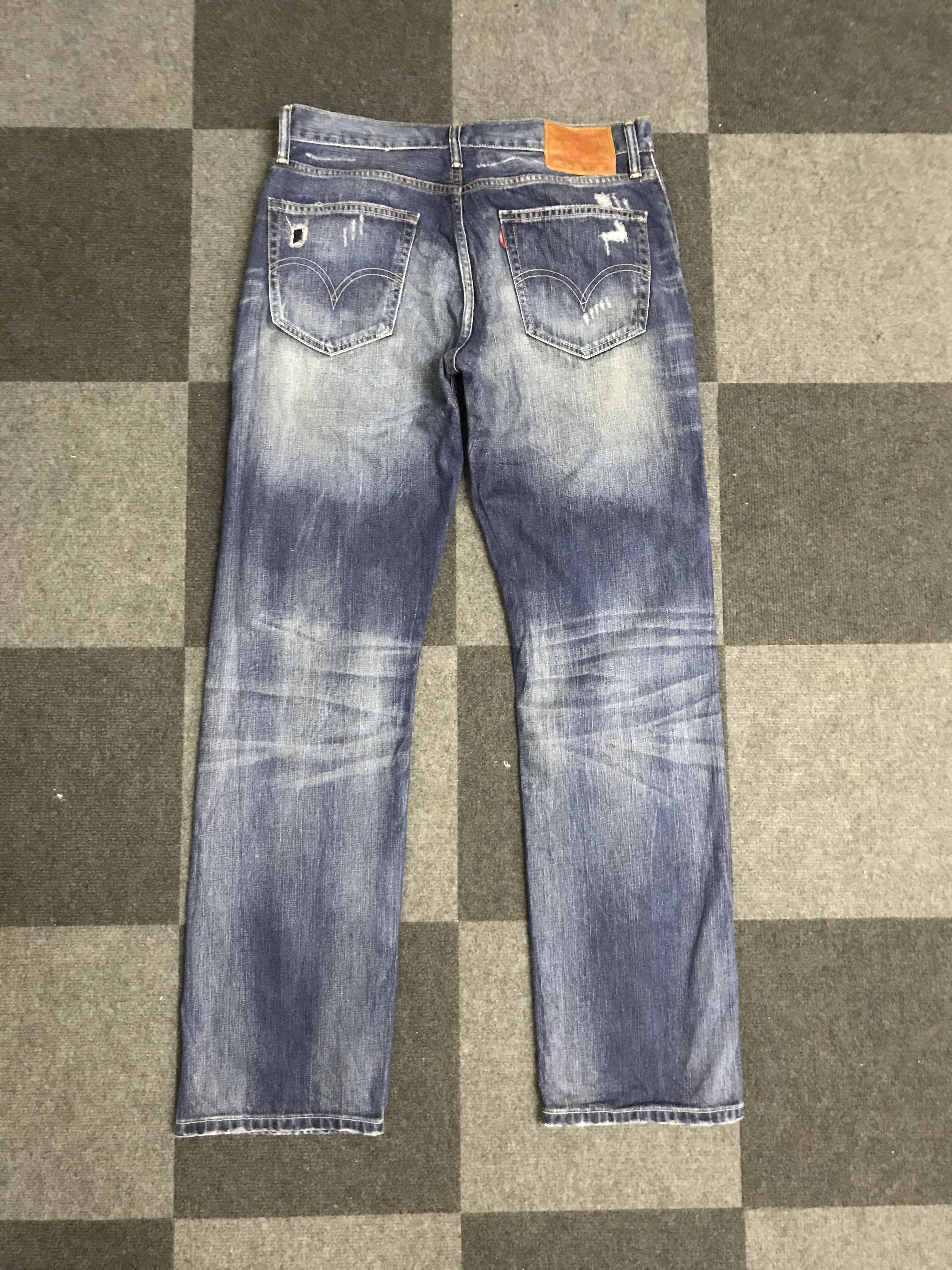 Levi's × Vintage VLEV124-Vtg Levis 505 Custom Distressed Jeans Size US 34 / EU 50 - 11 Thumbnail