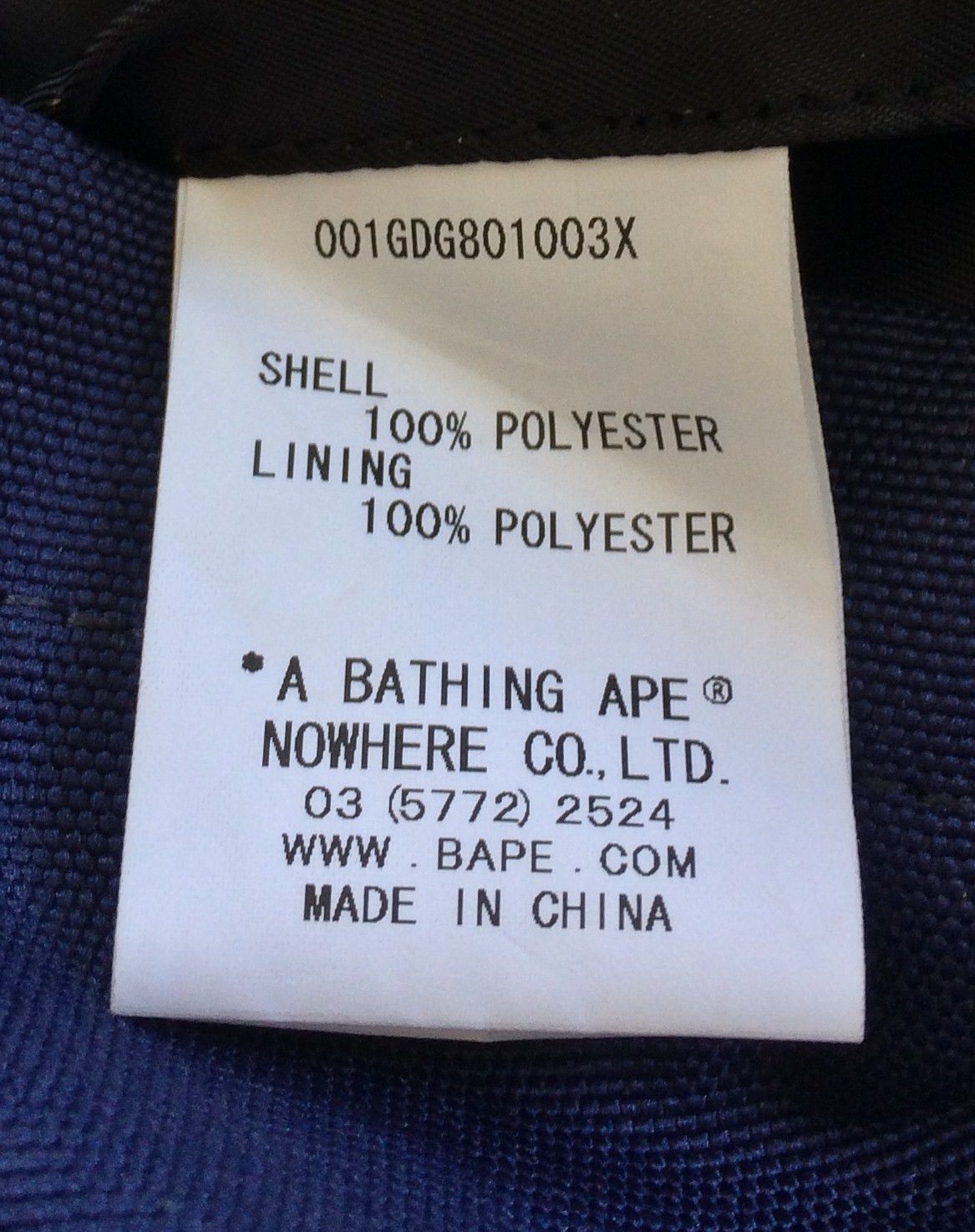 Bape Bape Blue Camo Shark Backpack Size ONE SIZE - 8 Thumbnail