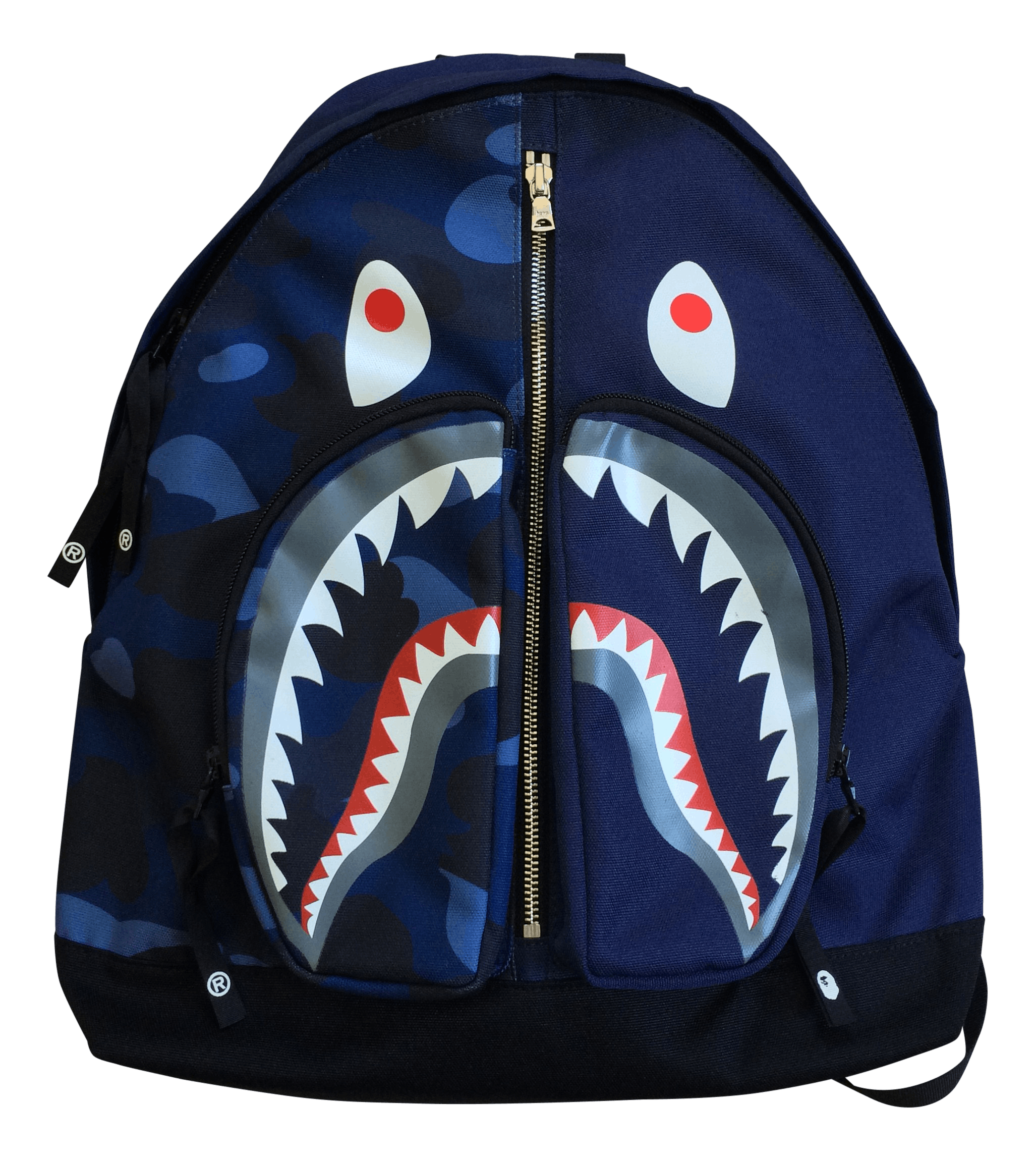 Bape Shark Backpack "Blue Camo"