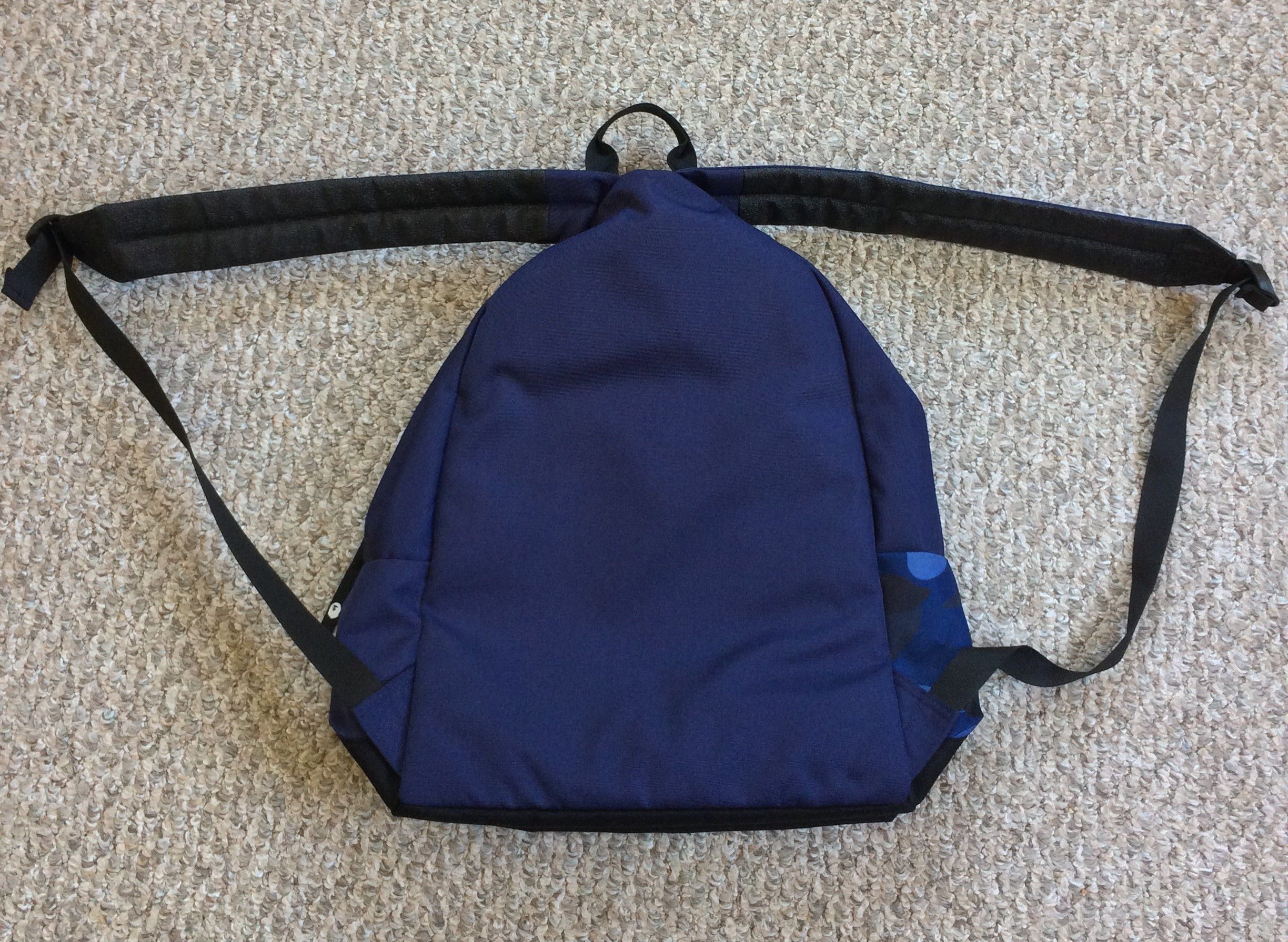 Bape Bape Blue Camo Shark Backpack Size ONE SIZE - 7 Thumbnail