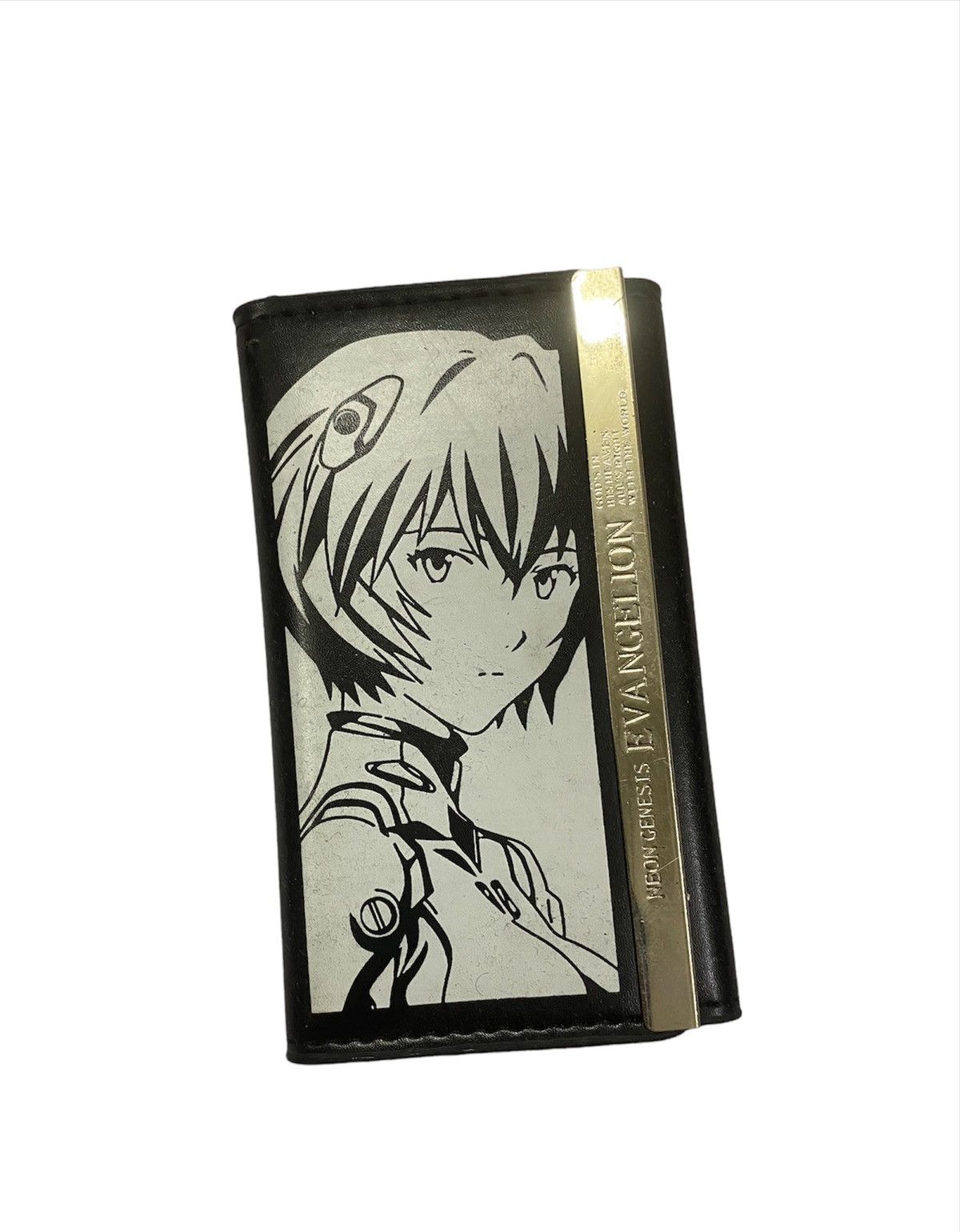 image of Anima x Character Hero Evangelion Card Holder in Black, Men's
