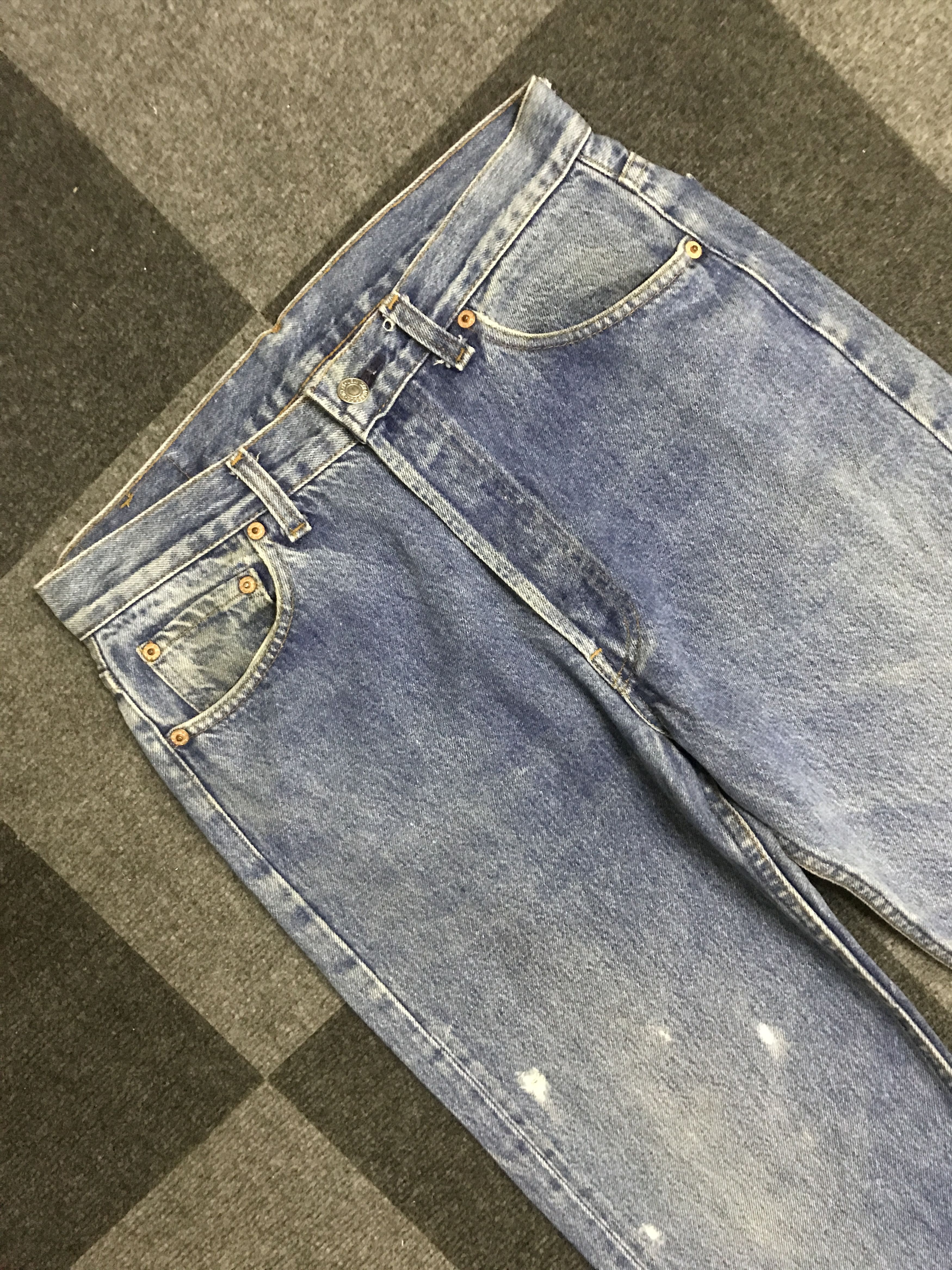 Levi's VLEV133-Vtg Levis 501xx Medium Wash Jeans Size US 29 - 2 Thumbnail