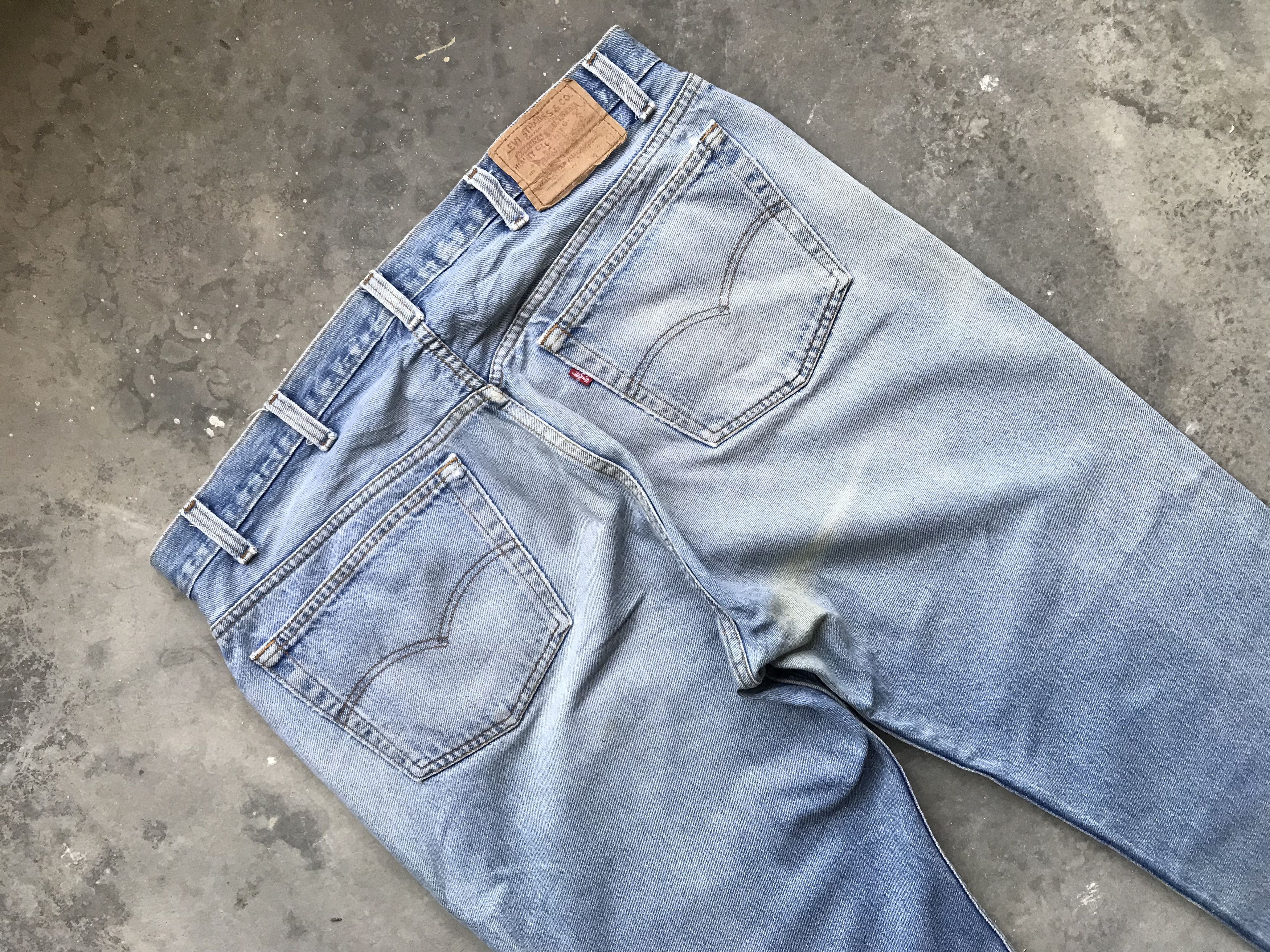 Levi's VLEV13 - Vintage Late 80s Levis 501 Denim Size US 37 - 8 Thumbnail