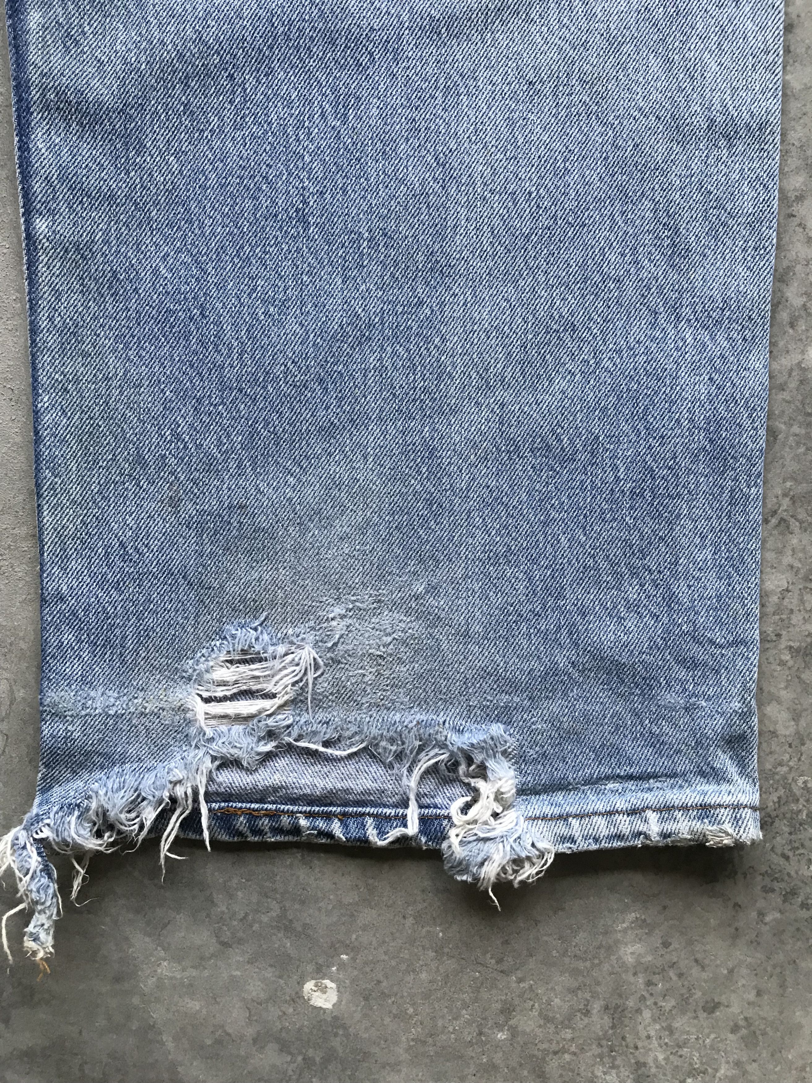 Levi's VLEV13 - Vintage Late 80s Levis 501 Denim Size US 37 - 10 Thumbnail
