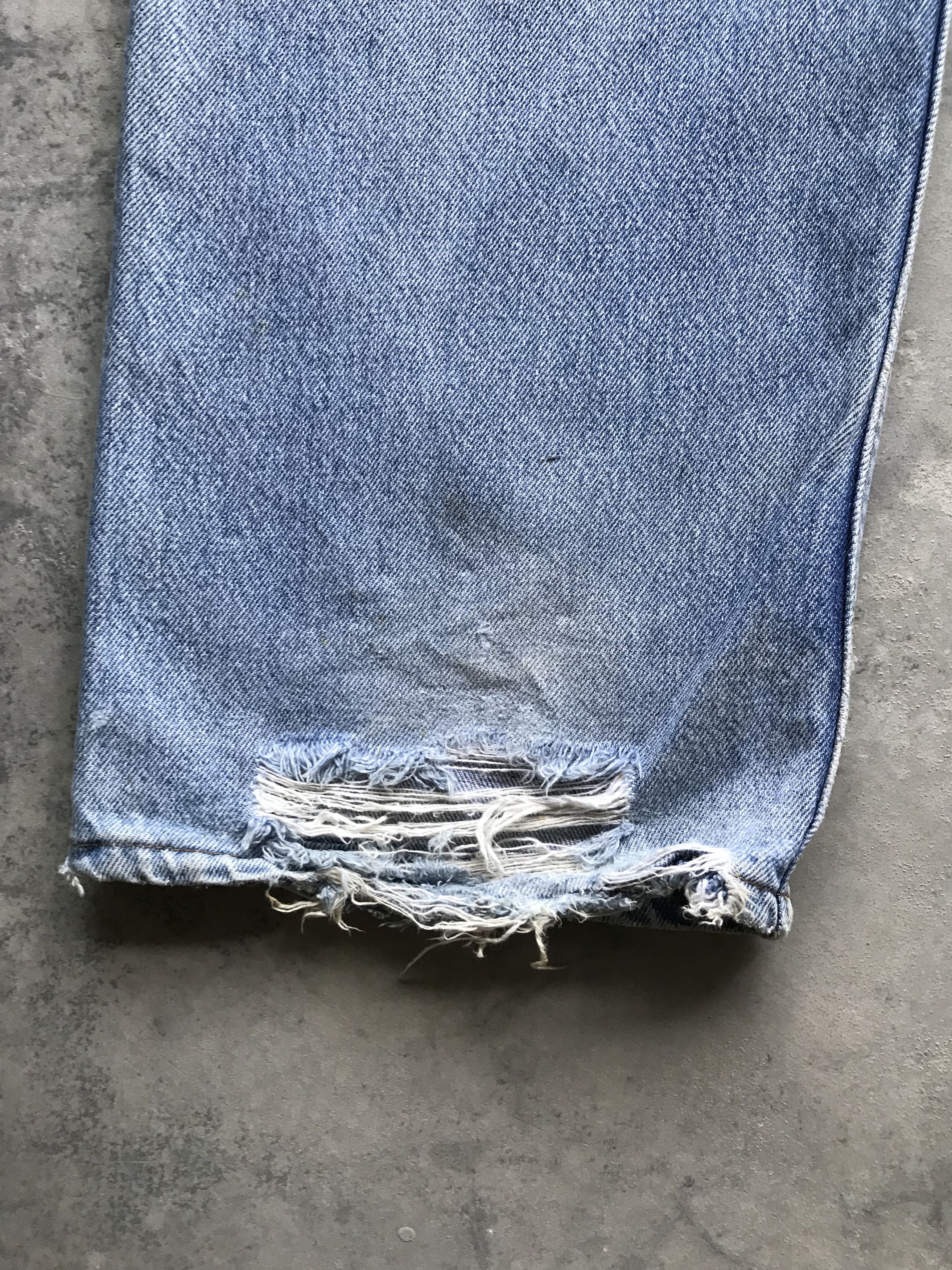 Levi's VLEV13 - Vintage Late 80s Levis 501 Denim Size US 37 - 11 Thumbnail
