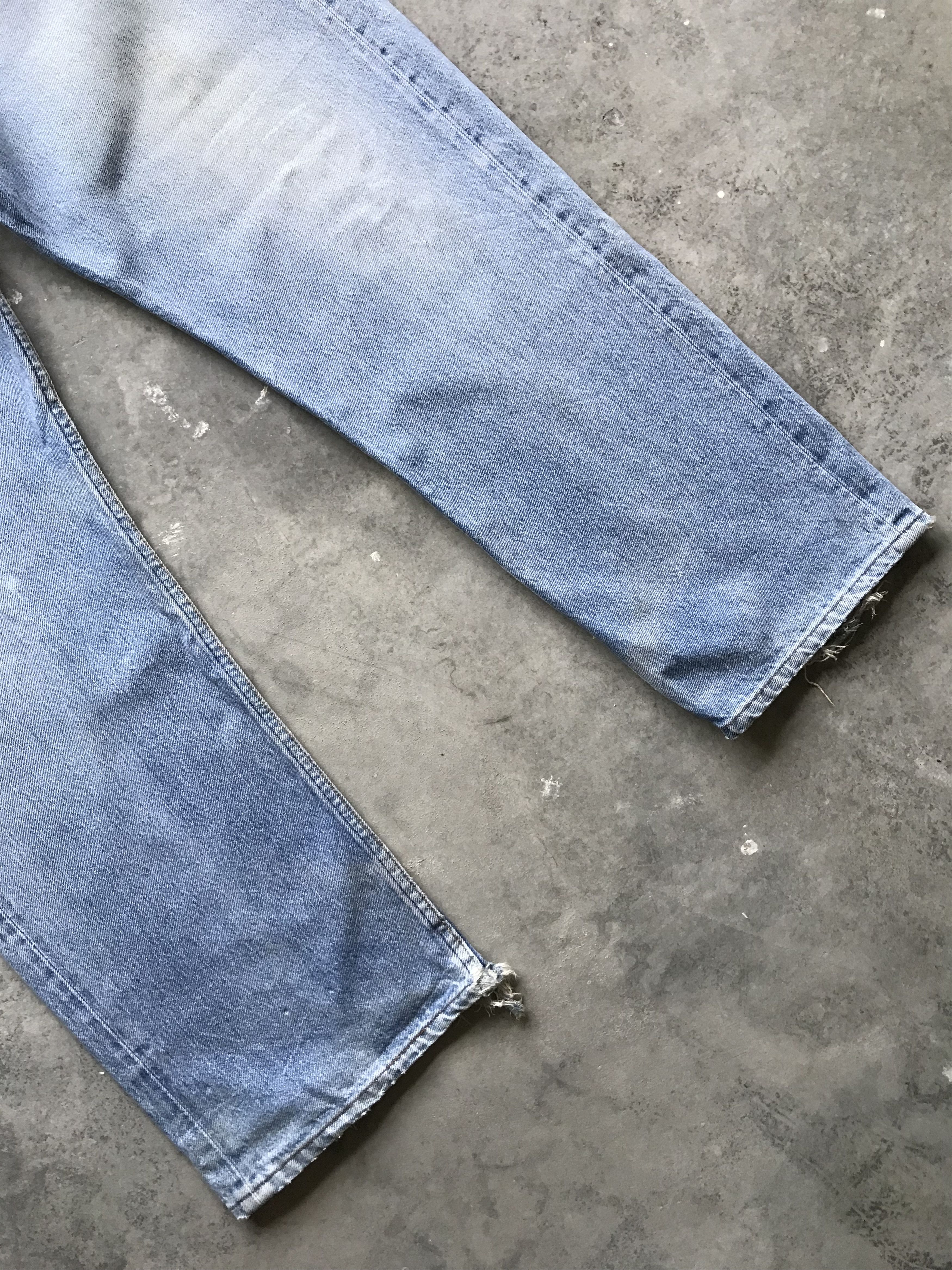 Levi's VLEV13 - Vintage Late 80s Levis 501 Denim Size US 37 - 4 Thumbnail
